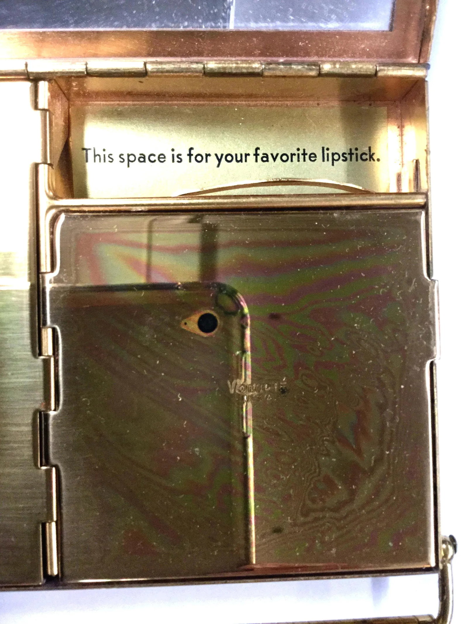 Vintage Renown Volupte Brass Vanity Case - 8