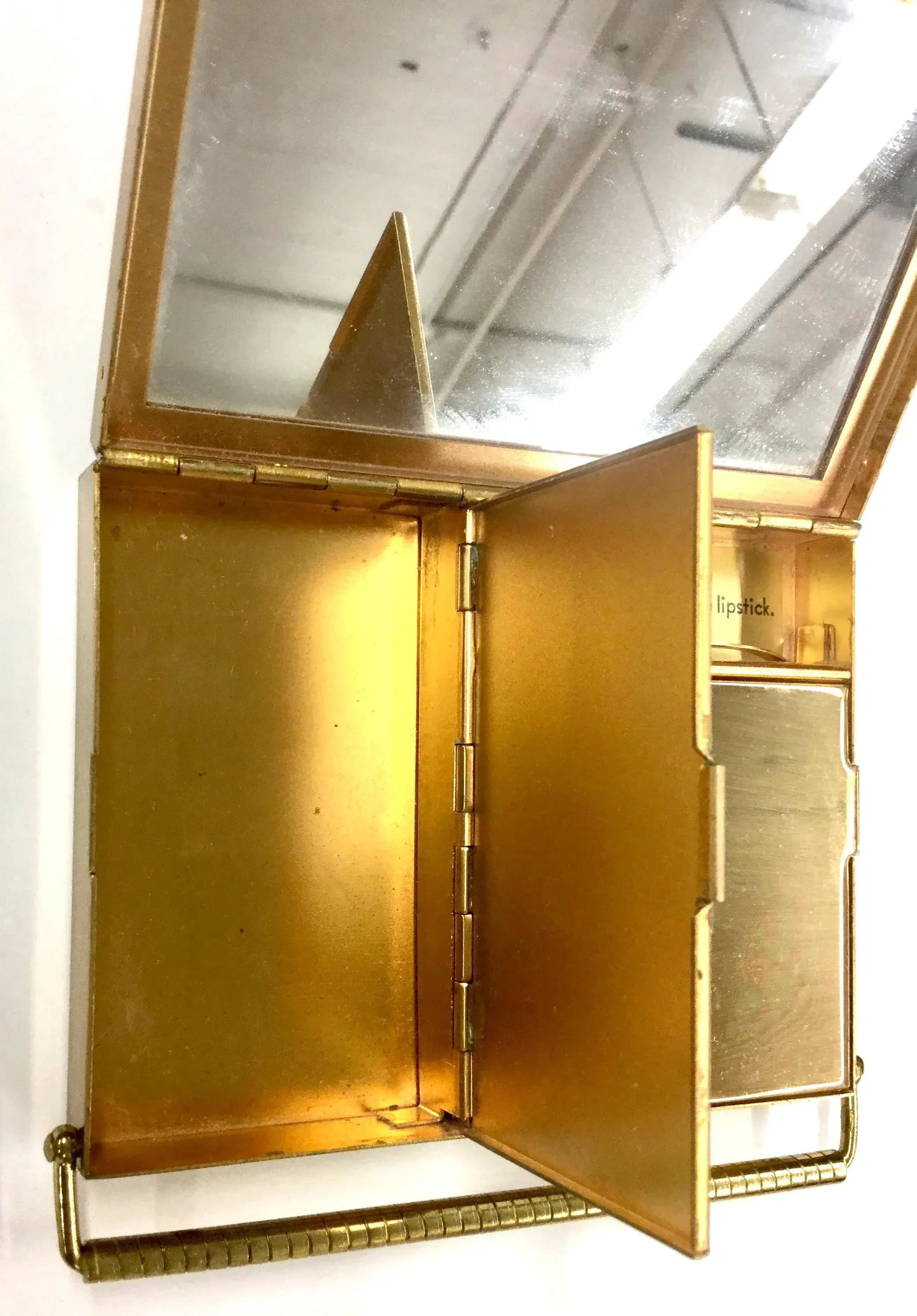 Vintage Renown Volupte Brass Vanity Case - 9