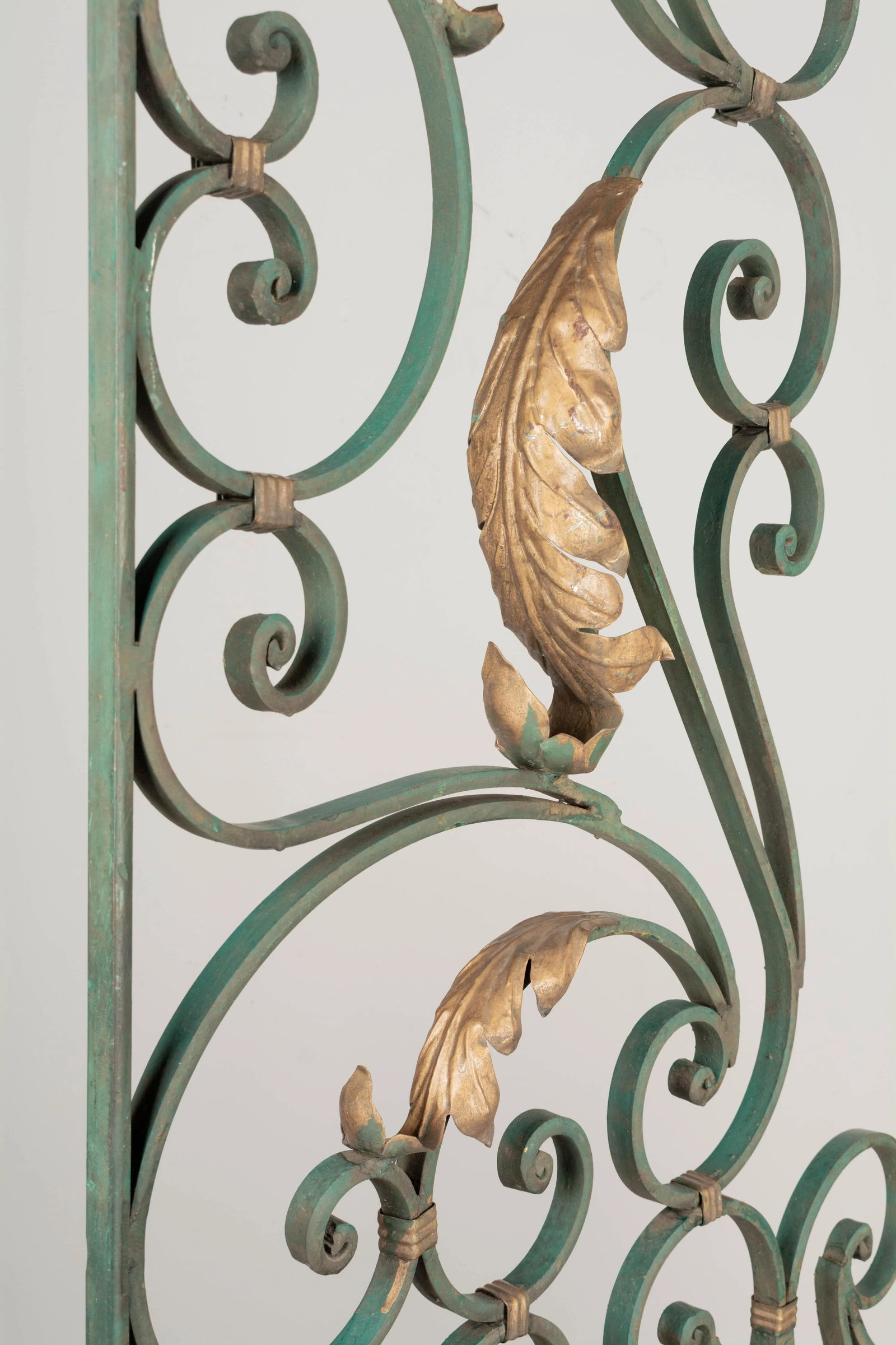 Pair of French Wrought Iron Screens or Room Dividers - 10