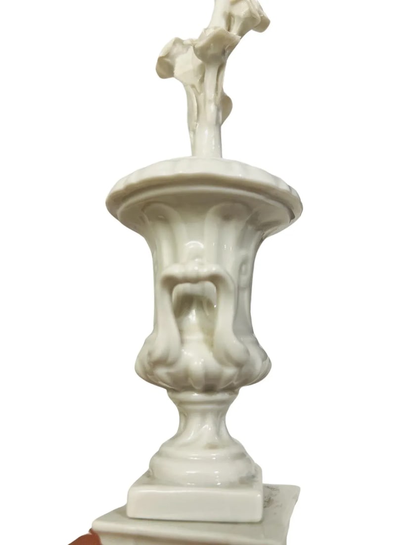 Pair, Cabinet of Curiosity Neoclassical Style Blanc De Chine Porcelain Urns - 7