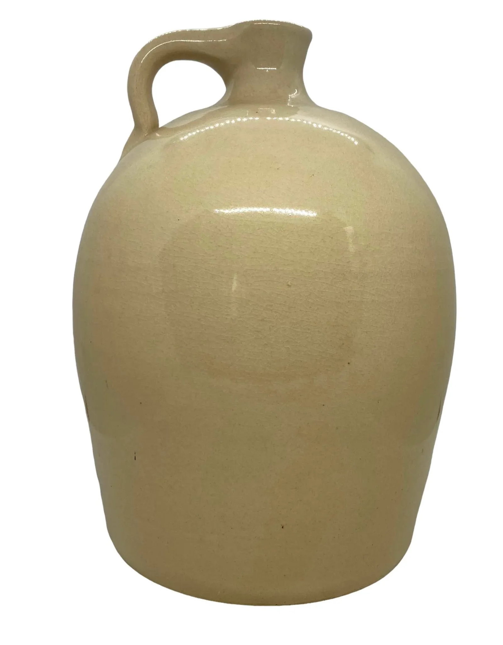1995 Paul Storie Marshall Texas Hand-Painted Pottery Stoneware Jug With Cobalt Blue Barn and Rustic - 6