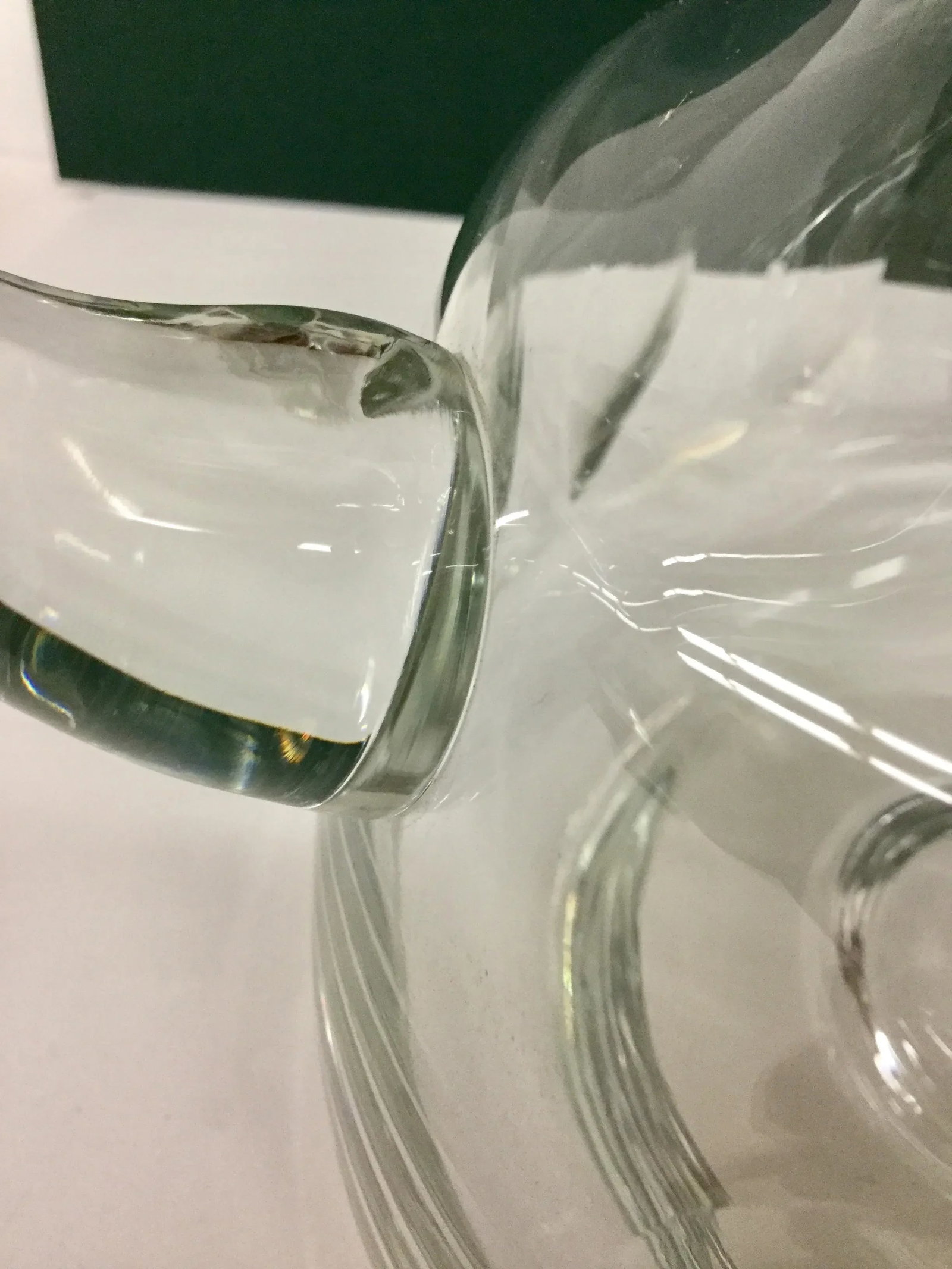 Art Deco Style Crystal Pitcher - 9