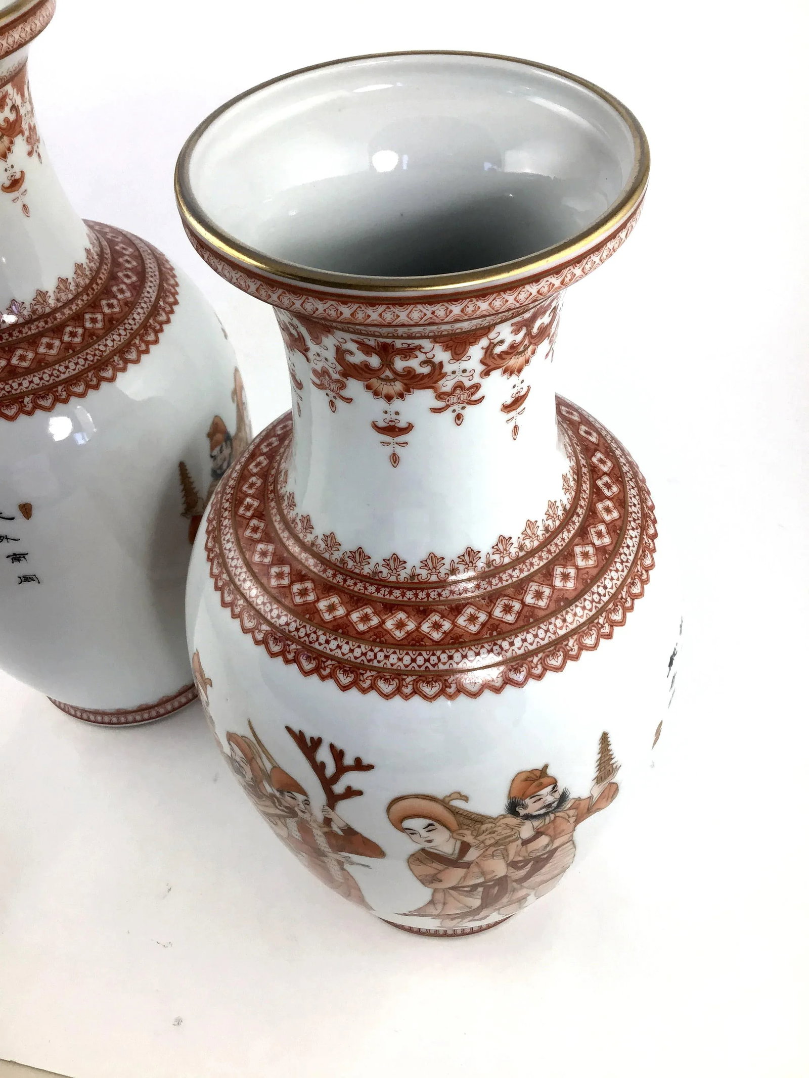 Early 20th Century Antique Chinese Vases - A Pair - 8