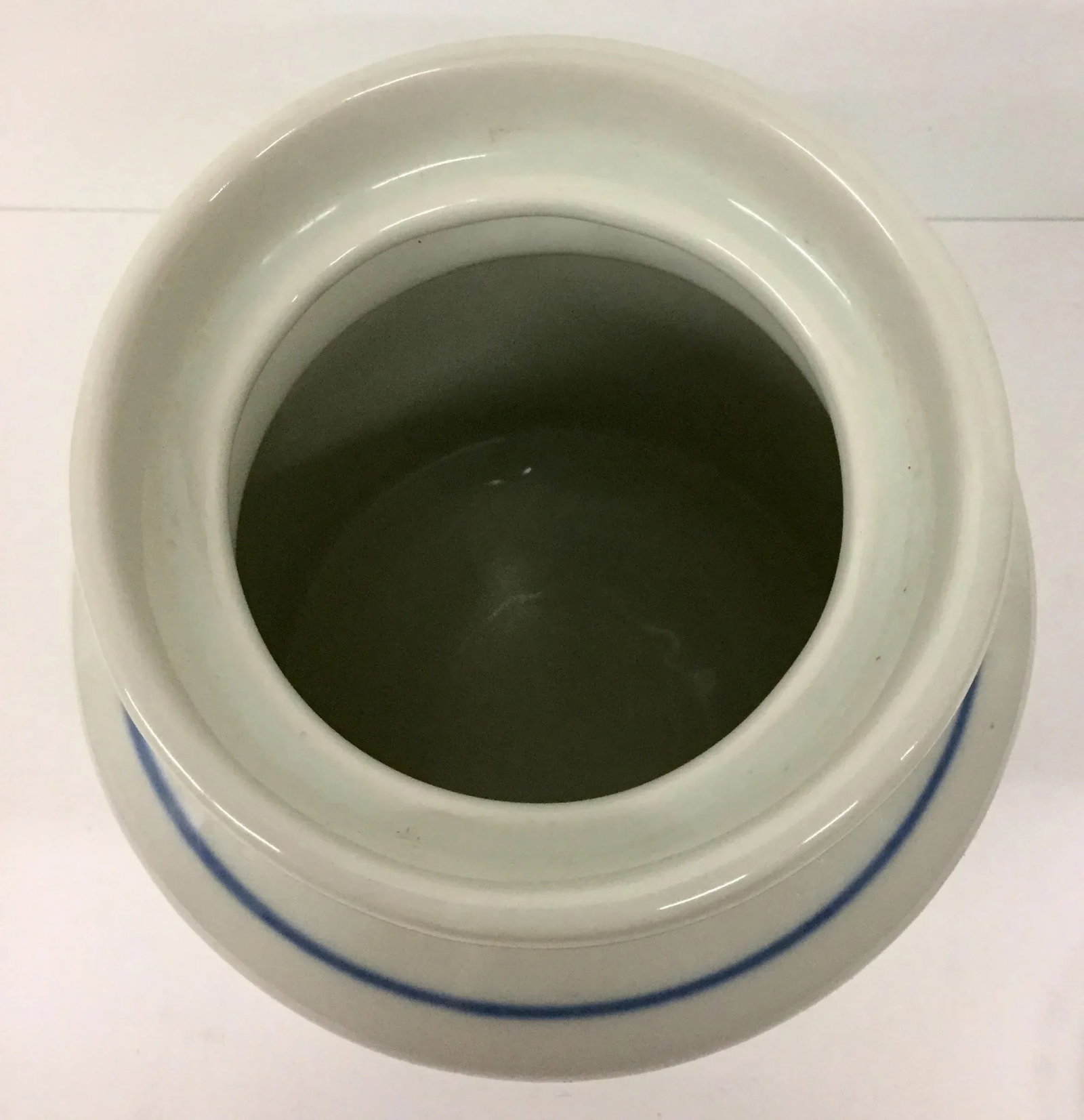 1980s Mediterranean Blue and White Cookie Jar - 8