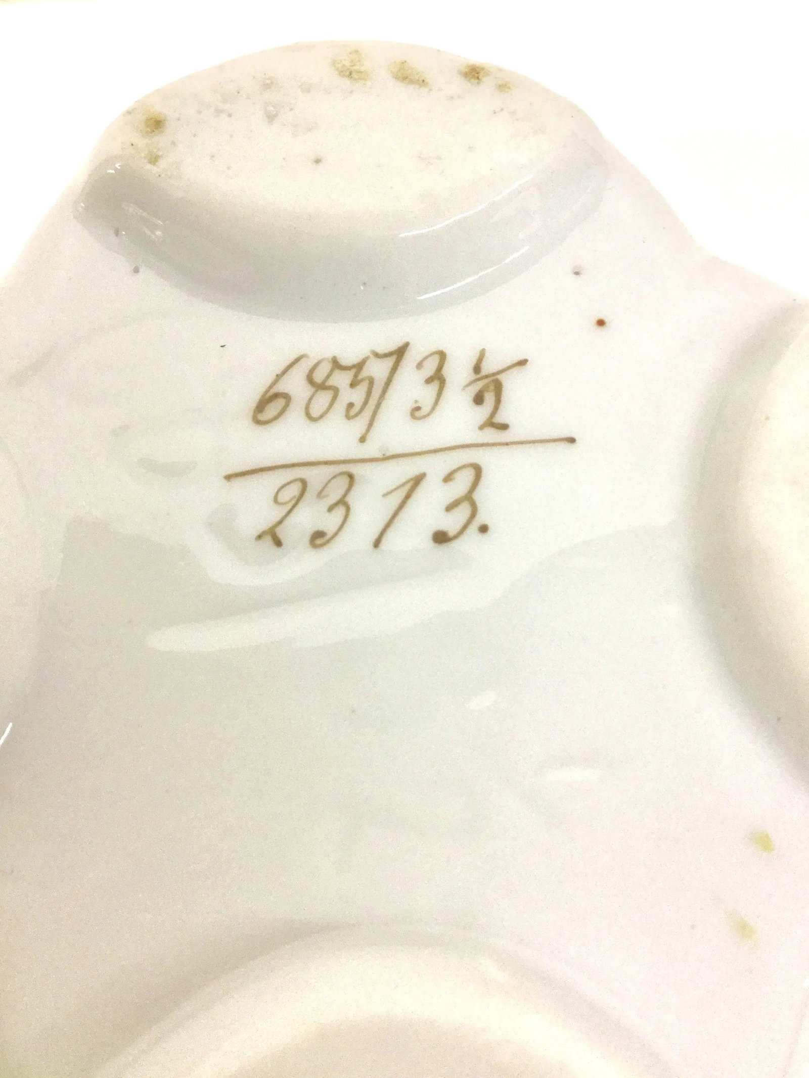 Vintage French Porcelain Pitcher - 8