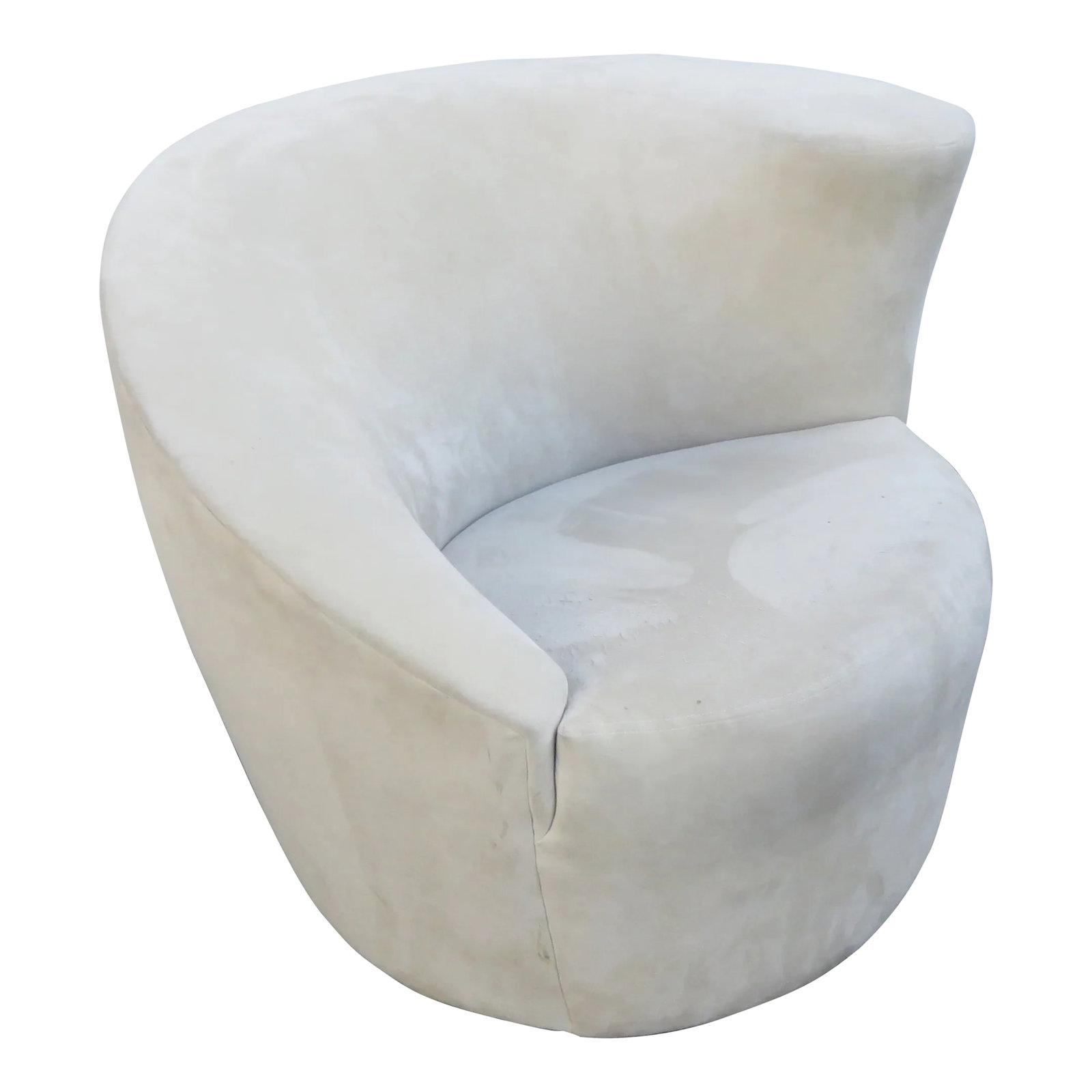 Vladimir Kagan Directional Nautilus Swivel Accent Chair (1 of 12)