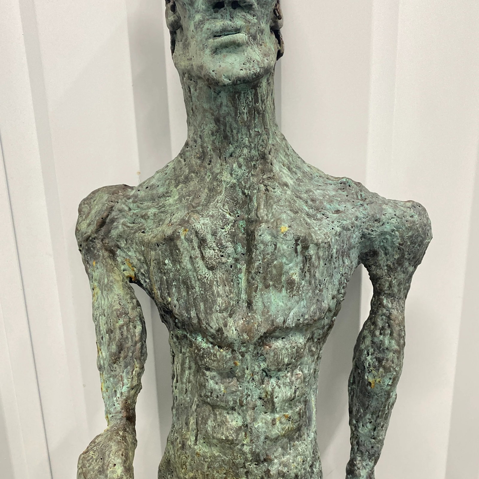 Early 21st Century Bronze Artist Made Brutalist Style Sculpture - 3