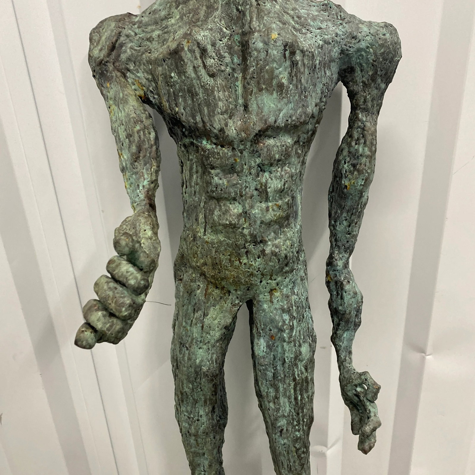 Early 21st Century Bronze Artist Made Brutalist Style Sculpture - 4