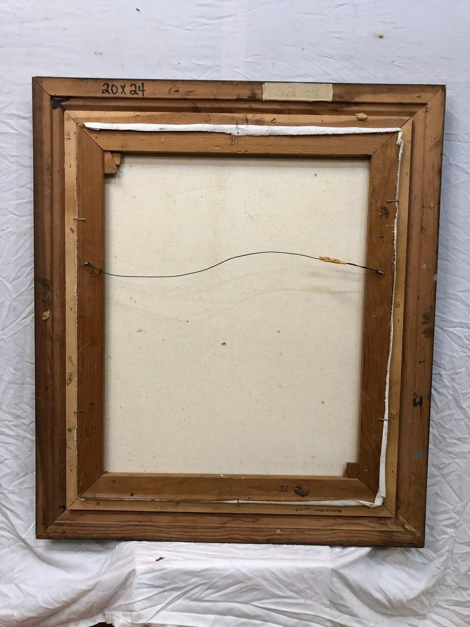 "Afternoon on the Waterfront" - Oil on Canvas 1986 Signed on the Bottom, Framed - 2