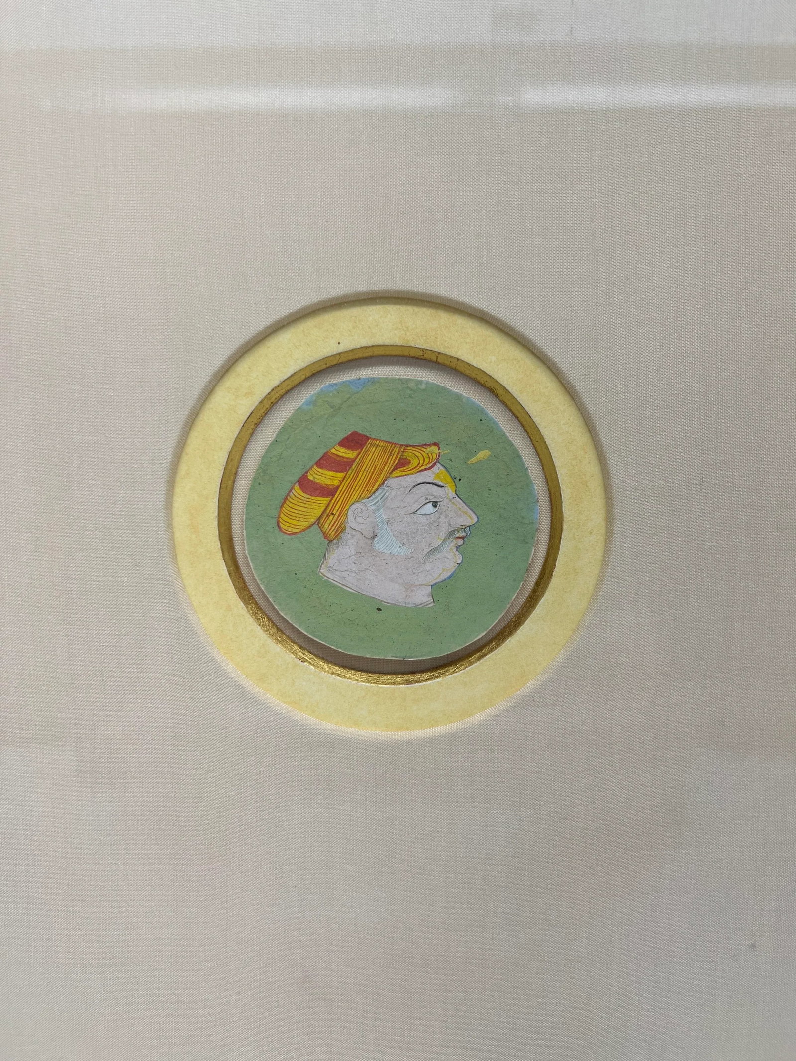 18th Century Mughal School Indian Portrait Miniature Painting - 3