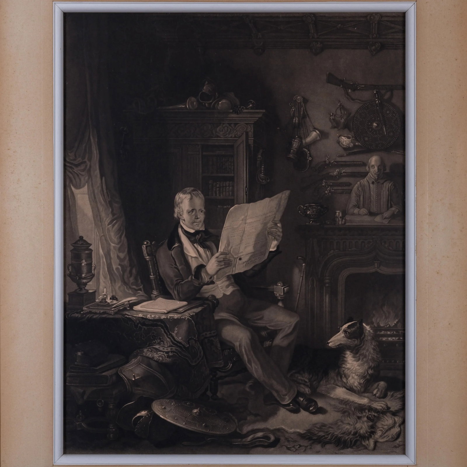 Sir Walter Scott in His Study at Abbotsford, 1846 - 2