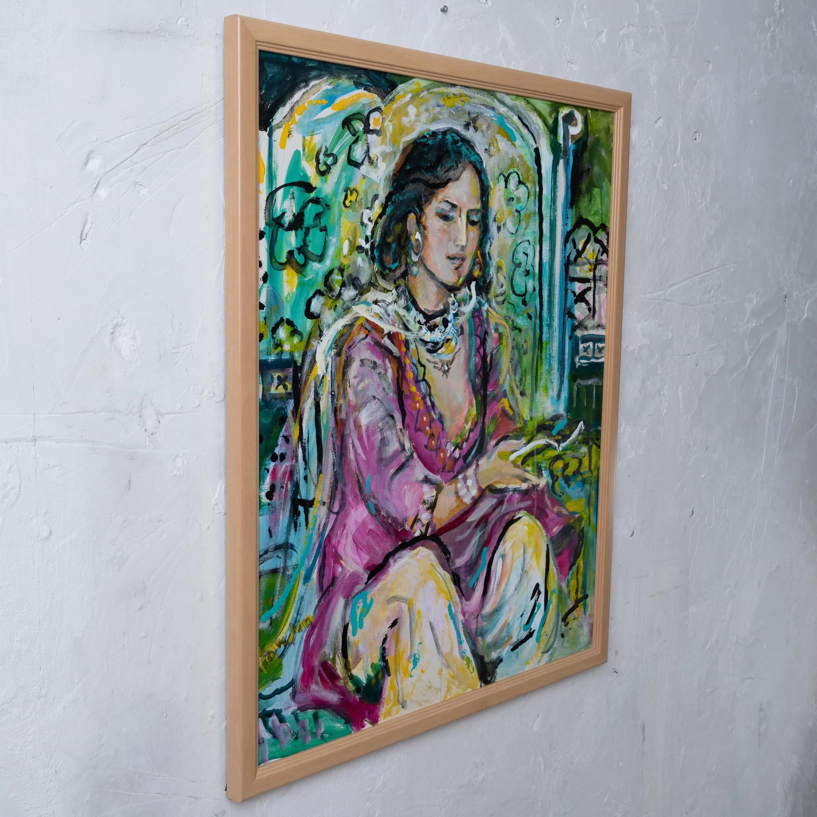 Suzanne McCollough Plowden Portrait Painting - 2