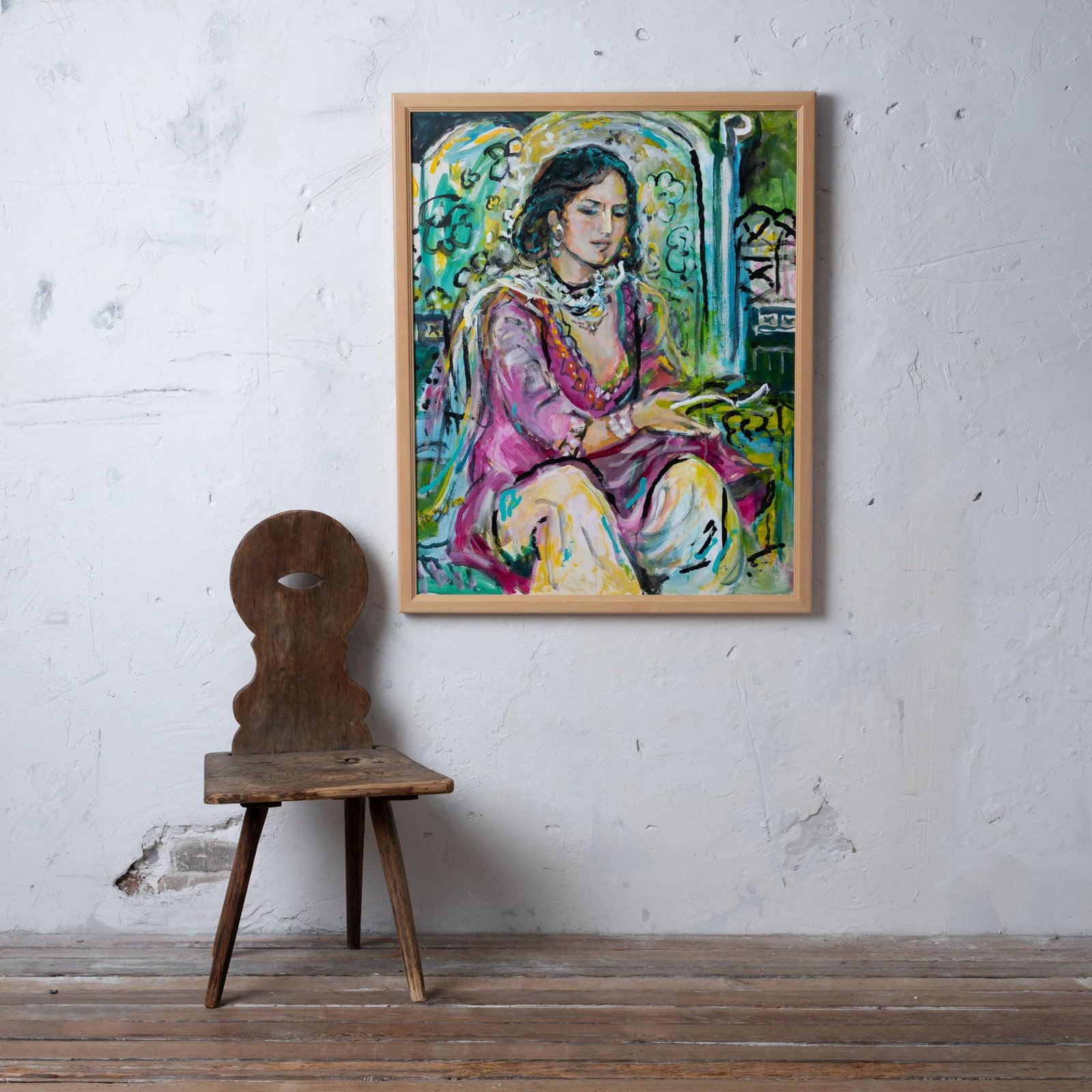 Suzanne McCollough Plowden Portrait Painting - 3