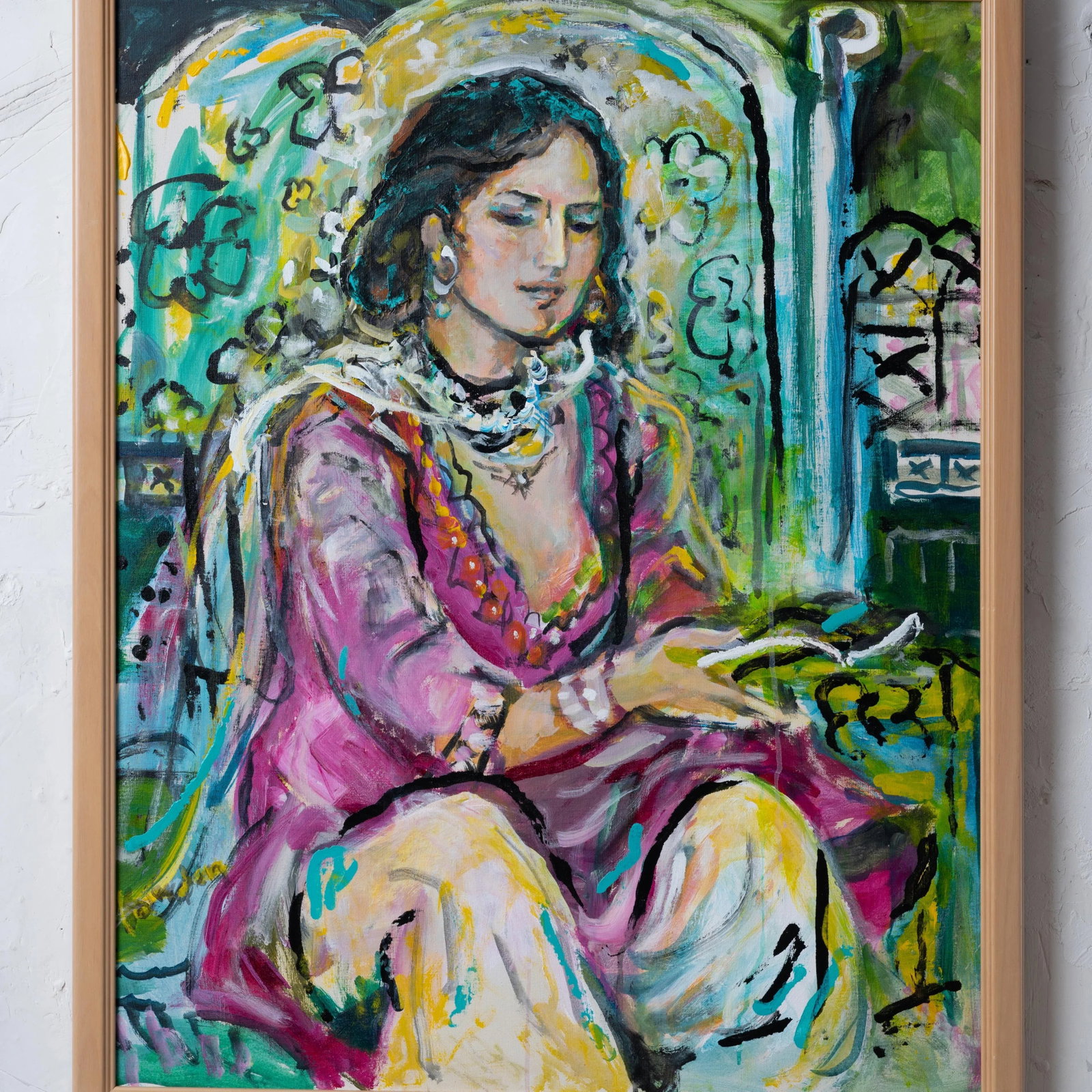 Suzanne McCollough Plowden Portrait Painting - 4