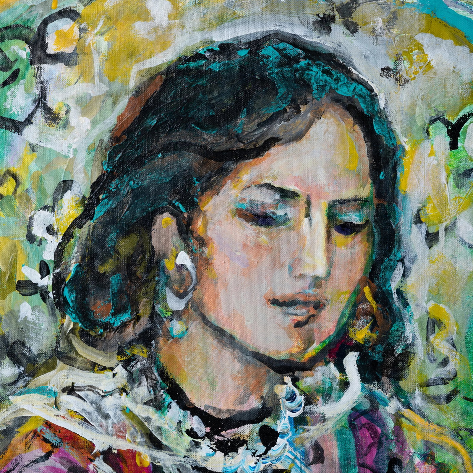 Suzanne McCollough Plowden Portrait Painting - 7