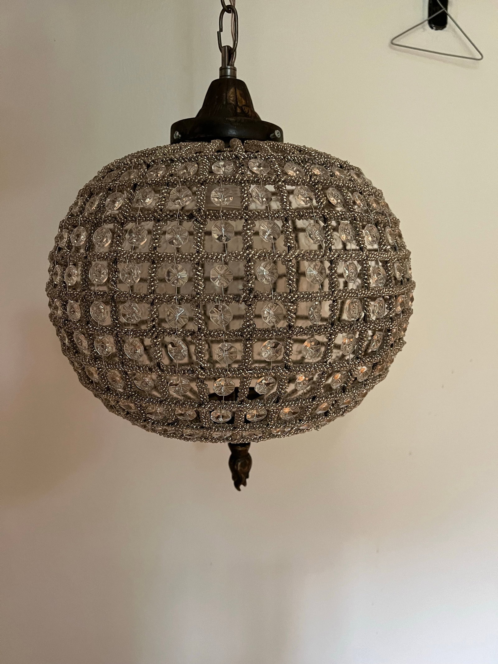 1970s Hollywood Regency Sphere Pendant - 7