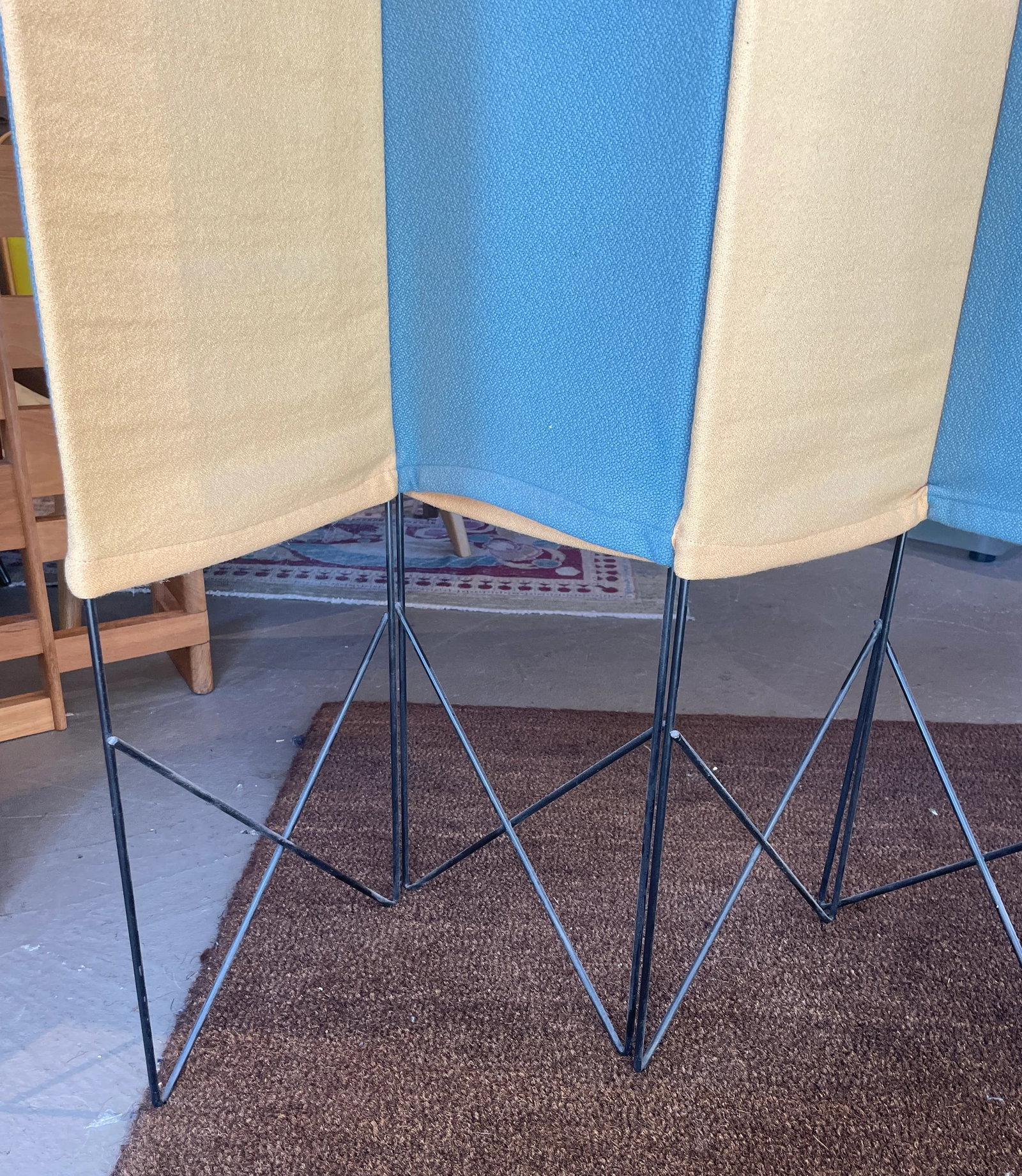 Dazzling Mid Century Modern Folding Privacy Screen - 5