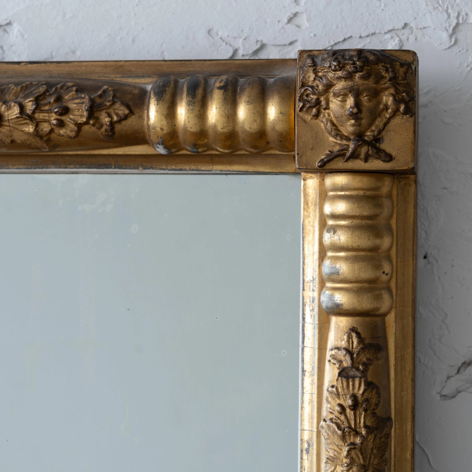 Gilt Overmantel Mirror, 19th Century - 7