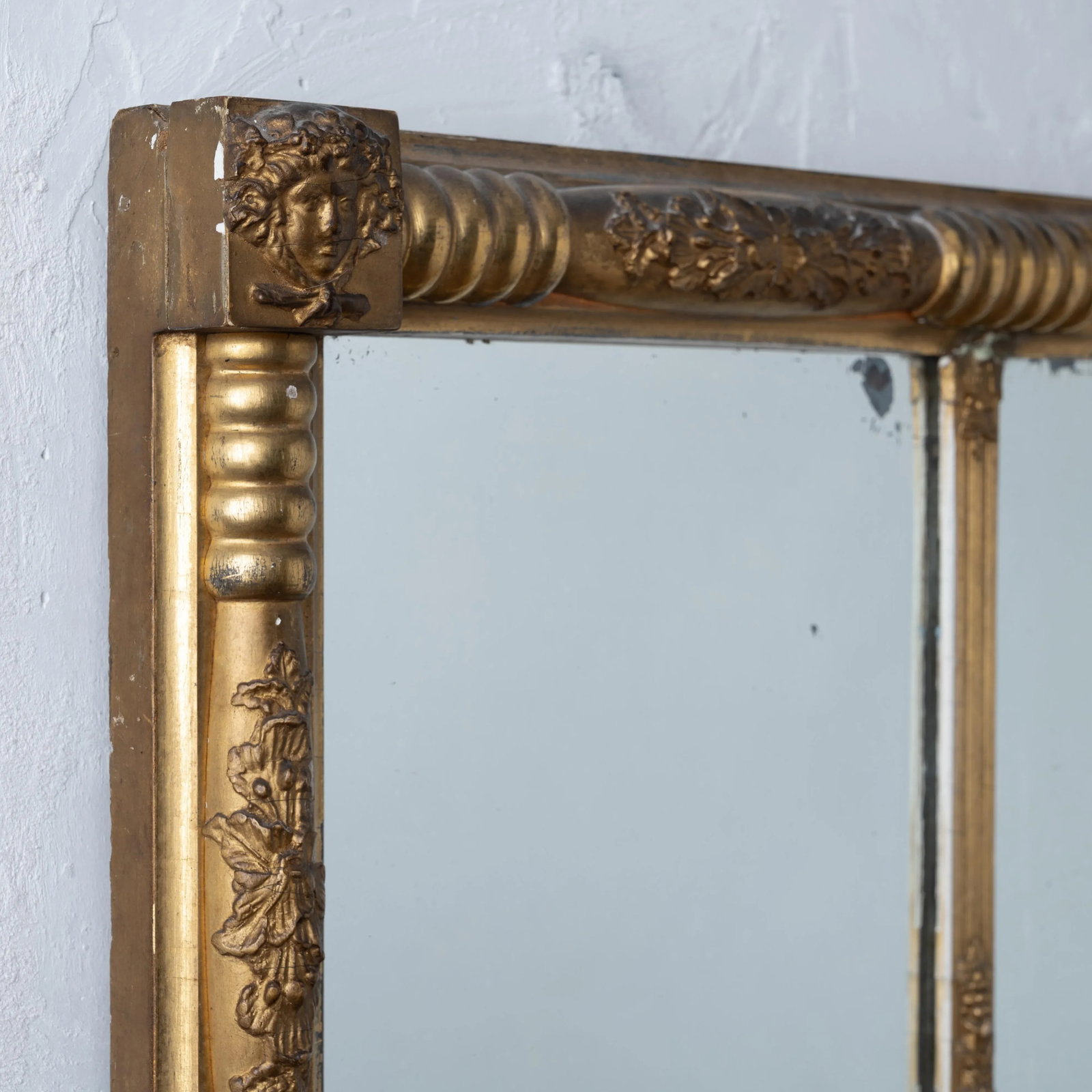 Gilt Overmantel Mirror, 19th Century - 8