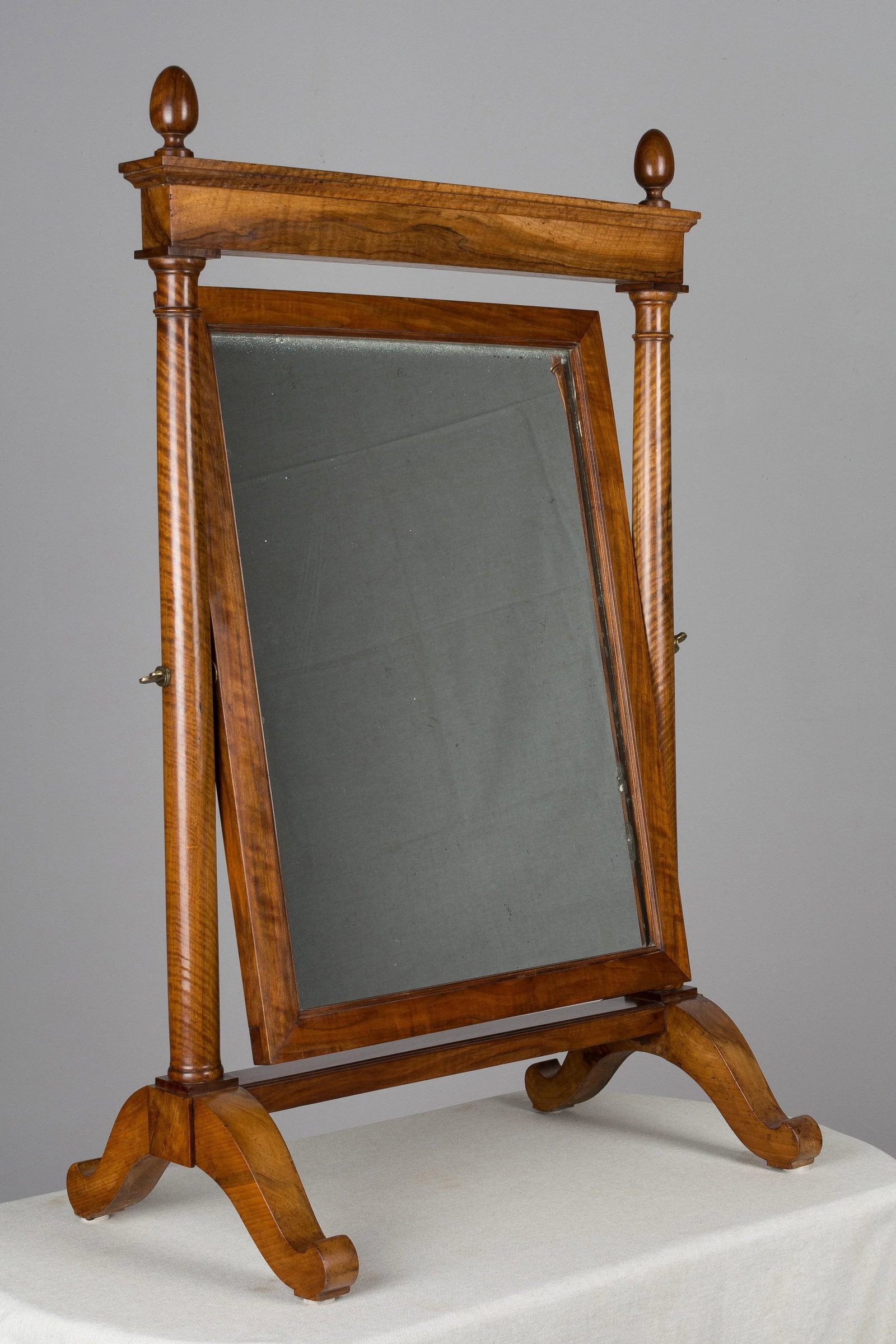 19th Century French Empire Period Cheval Dressing Mirror - 2