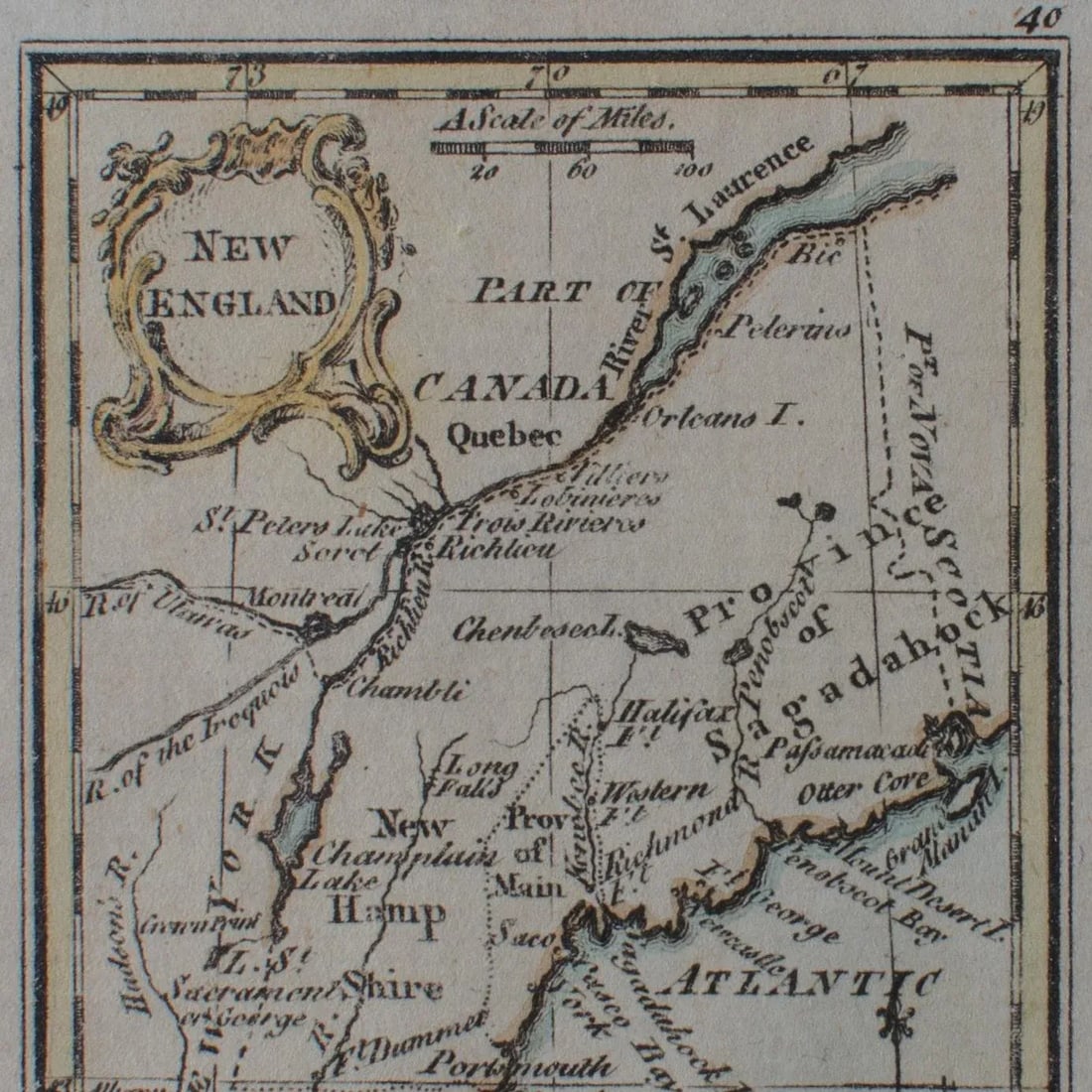 John Gibson - Map of New England - 3