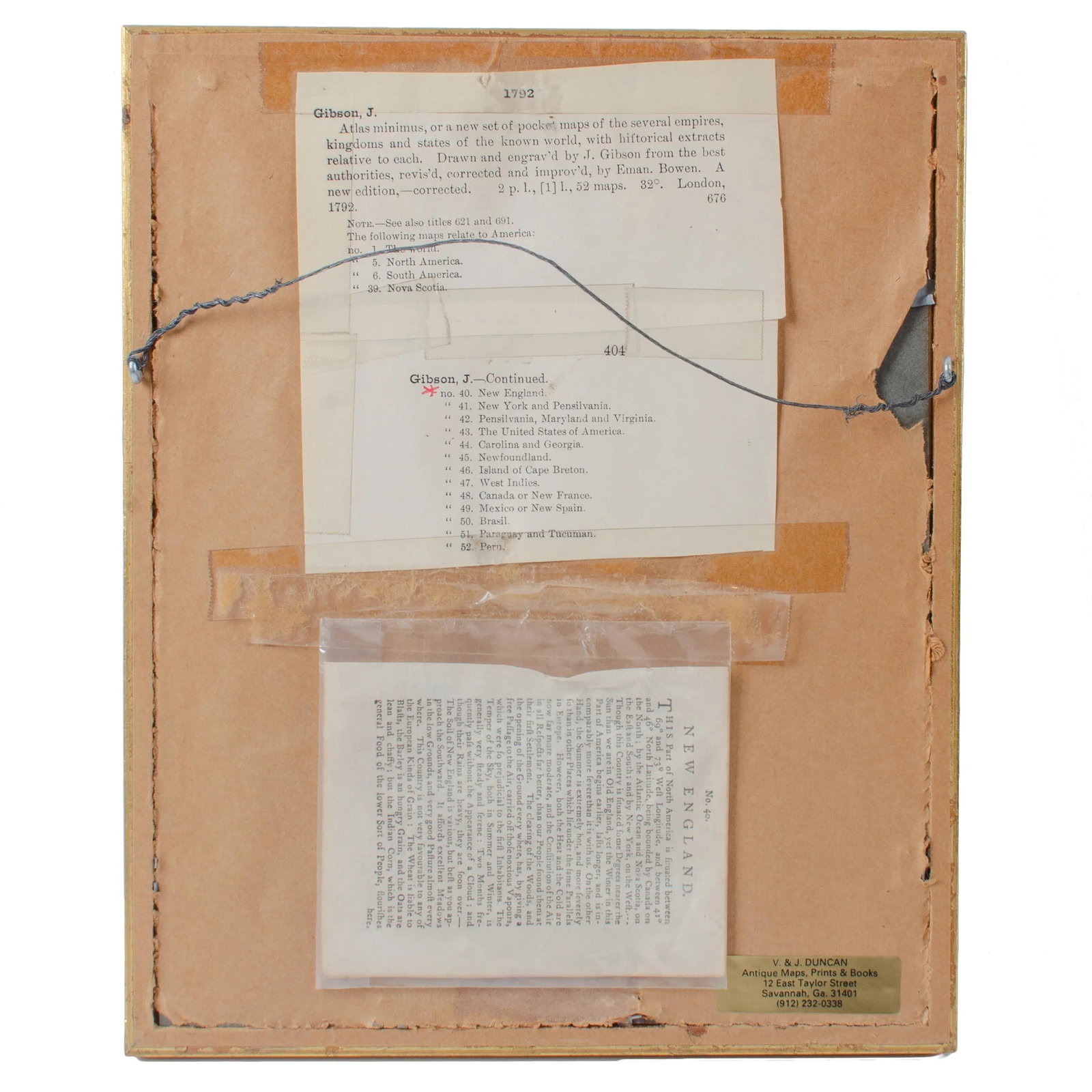 John Gibson - Map of New England - 5
