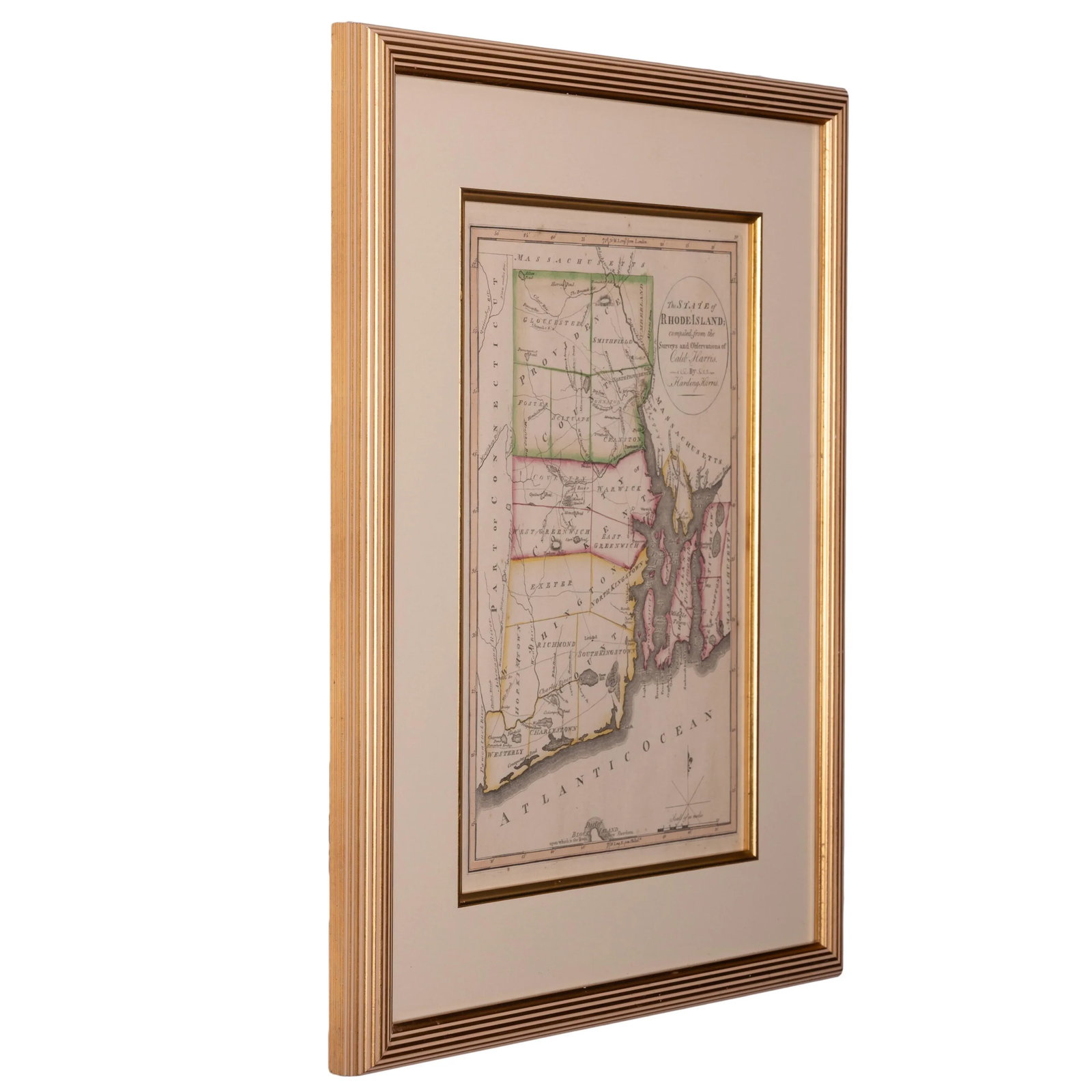 The State of Rhode Island Map - Caleb Harris & Harding Harris, 1818 - 3