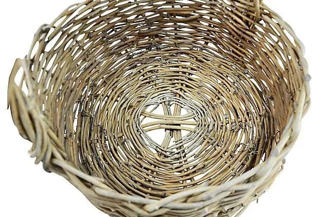 Large 18" Natural Grape Vine Basket - 4