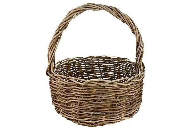 Large 18" Natural Grape Vine Basket - 5