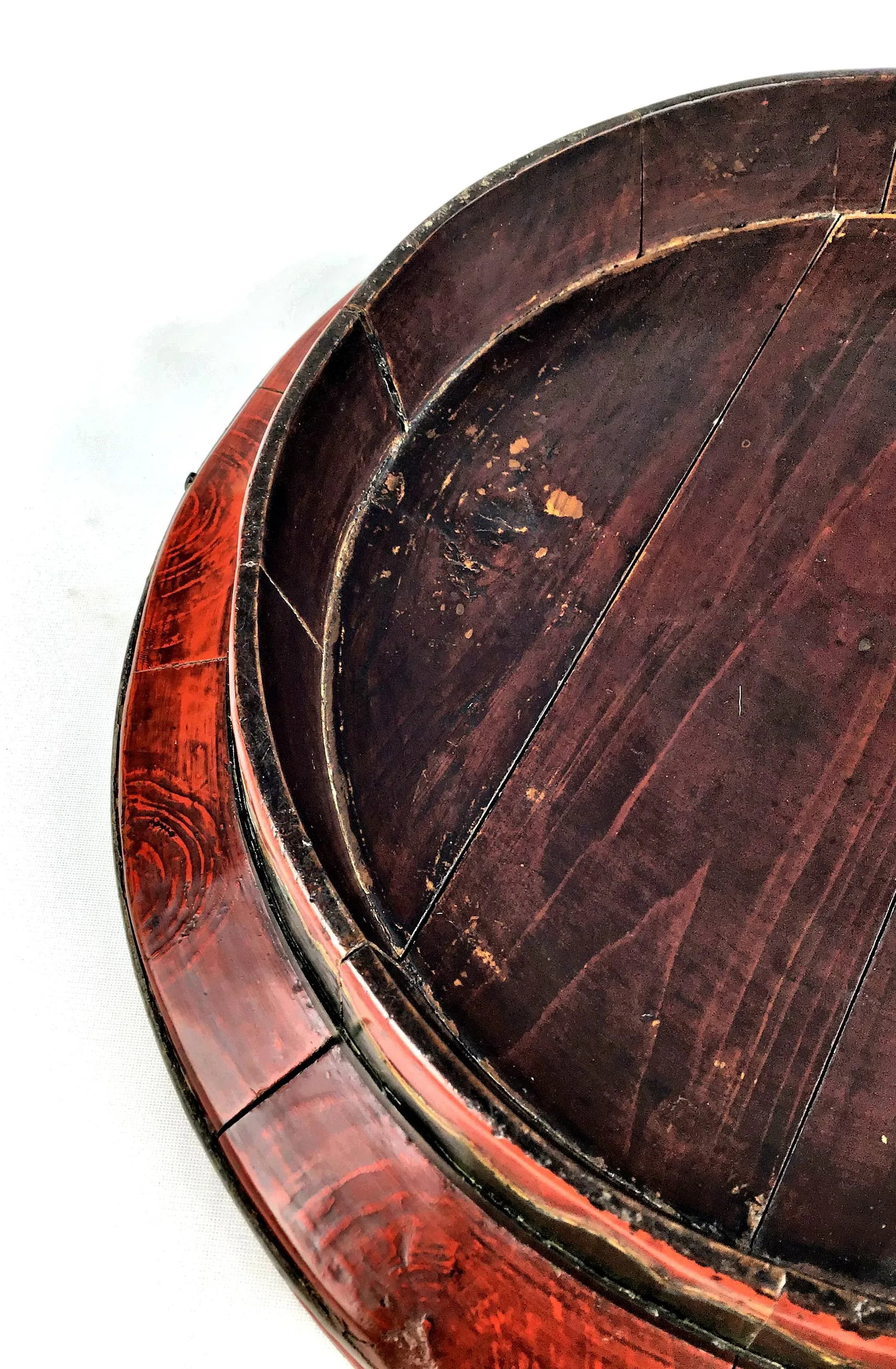 19th Century Chinese Wood Dome Display Tray - 10