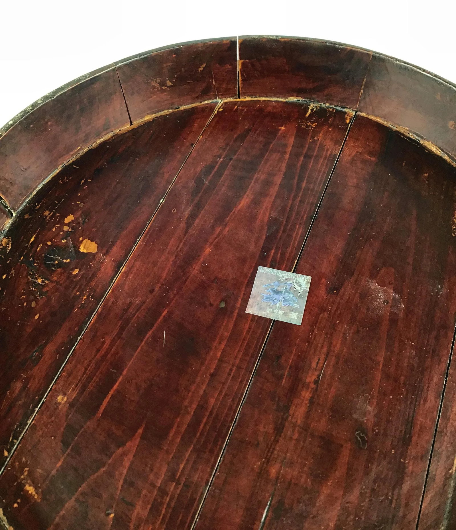 19th Century Chinese Wood Dome Display Tray - 11