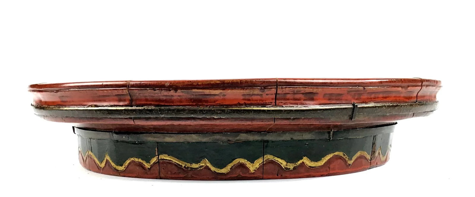 19th Century Chinese Wood Dome Display Tray - 7