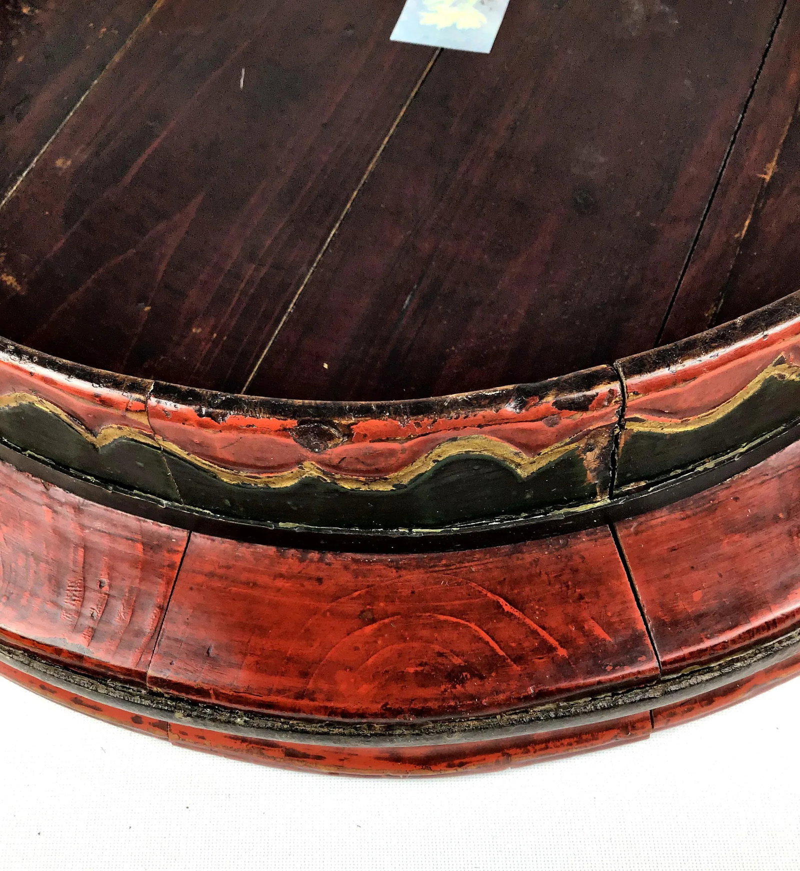 19th Century Chinese Wood Dome Display Tray - 9