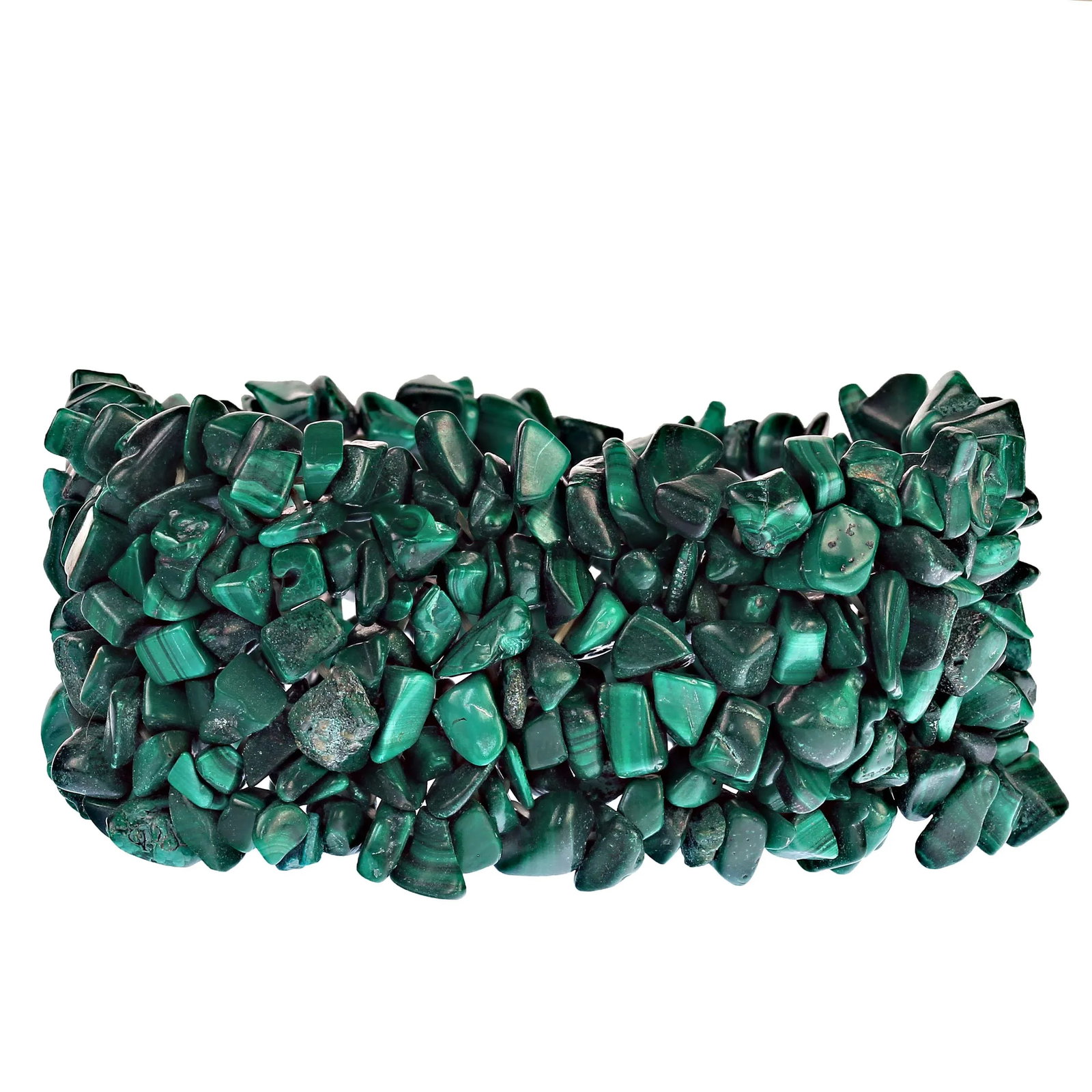 Statement Green Malachite Bracelet - 4