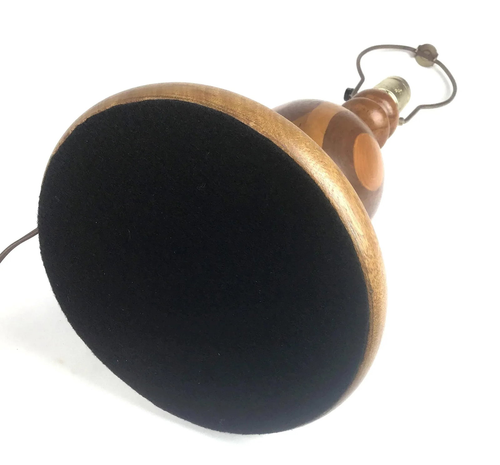Inlaid Solid Wood Lamp Base - 4
