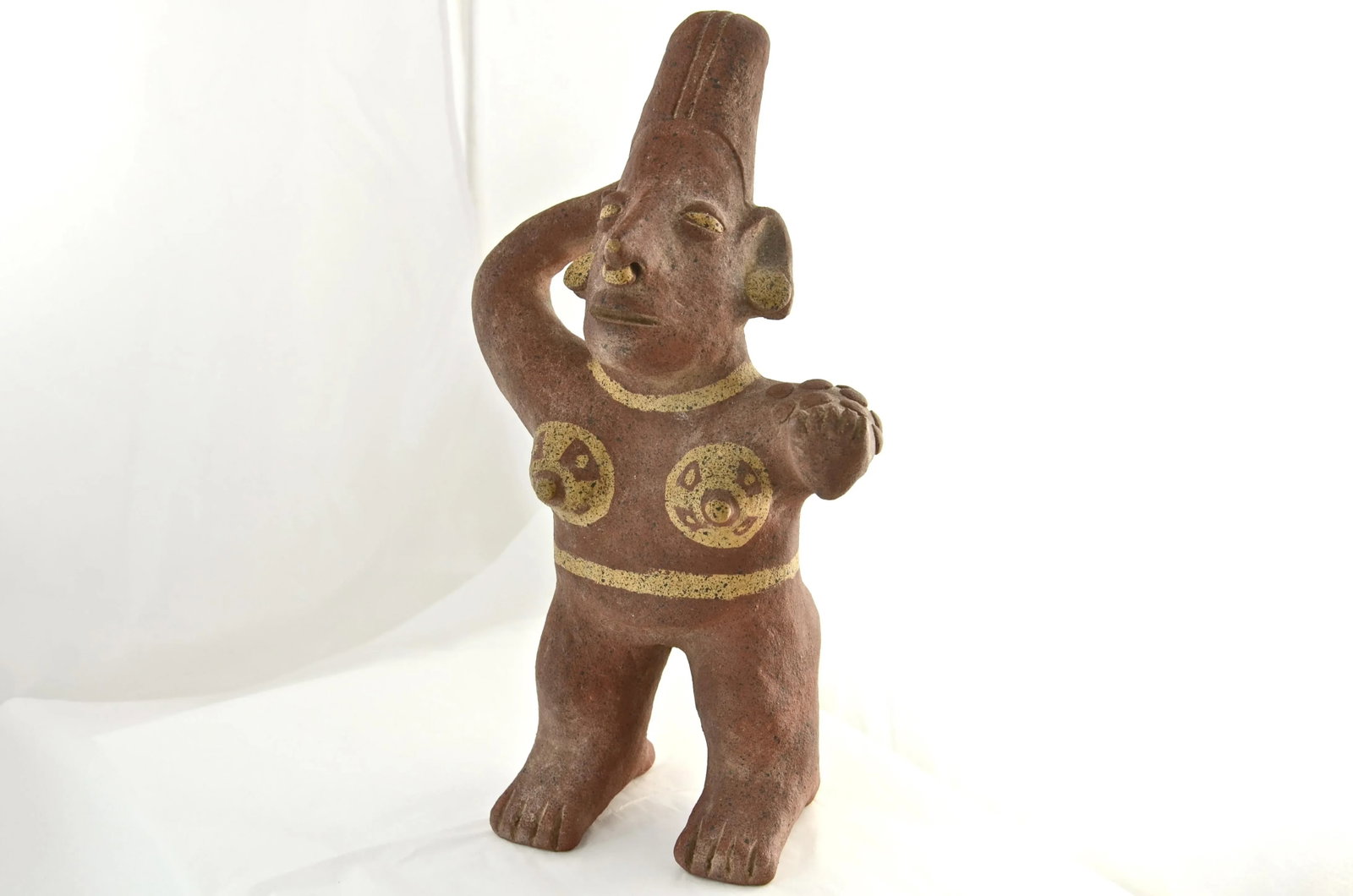 South American Terracotta Folk Idol - 3