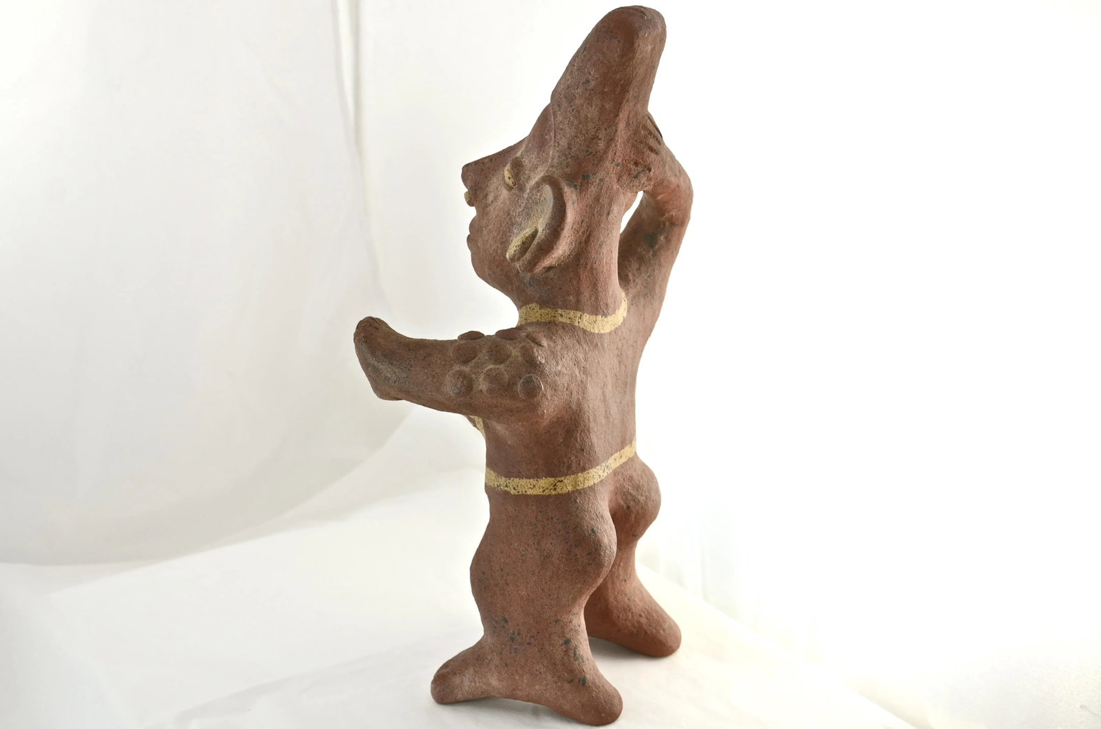 South American Terracotta Folk Idol - 4