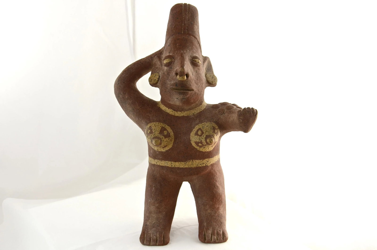 South American Terracotta Folk Idol - 8