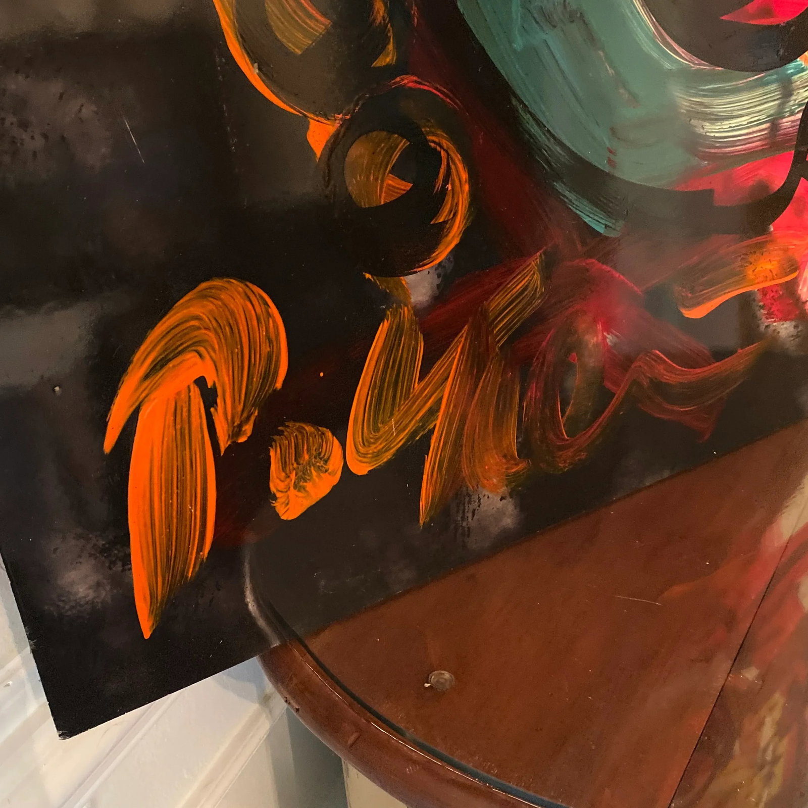 1970s Brutalist Style Abstract Painting by Peter Keil - 5