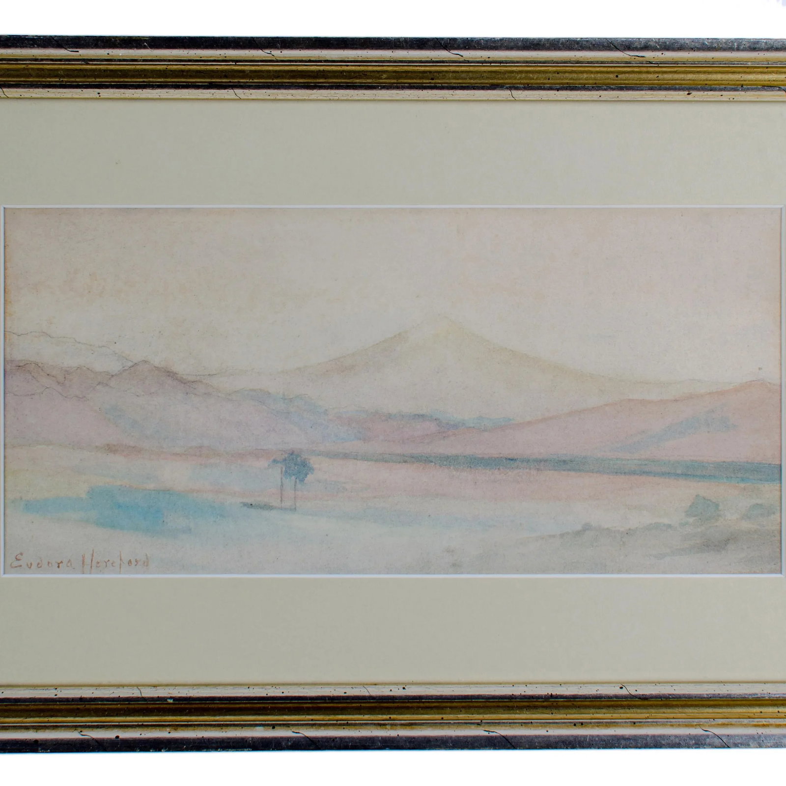 Impressionist Eudora Hereford Landscape Watercolor Painting - 2