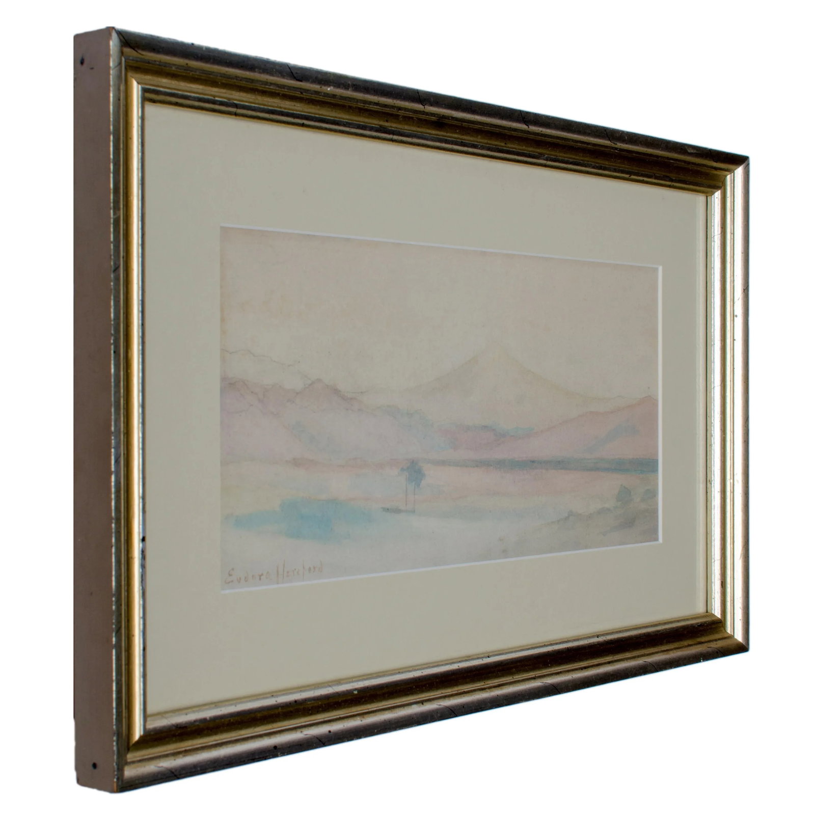 Impressionist Eudora Hereford Landscape Watercolor Painting - 3