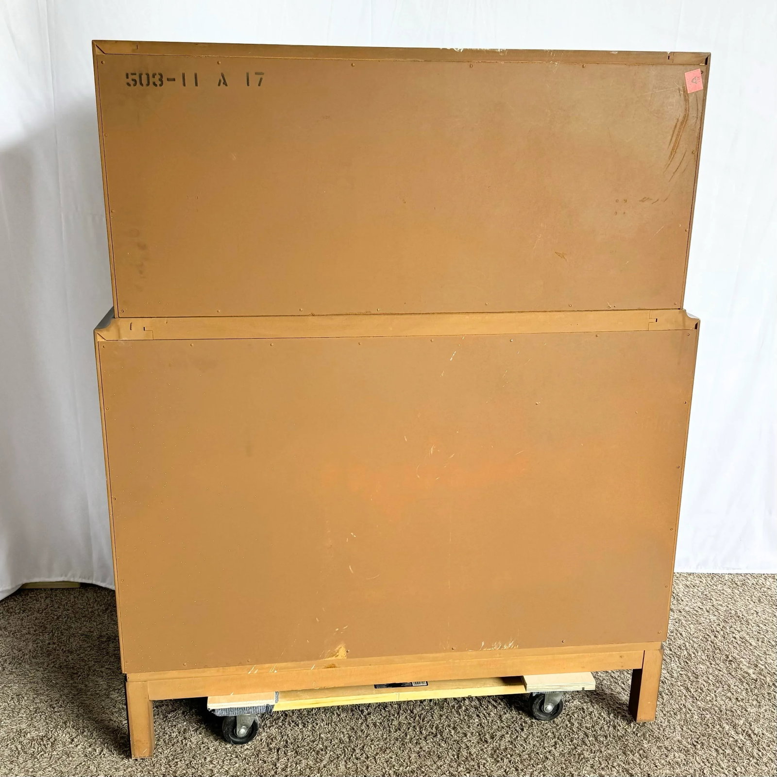 Mid Century Modern Burl Wood Highboy Dresser by Thomasville - 10