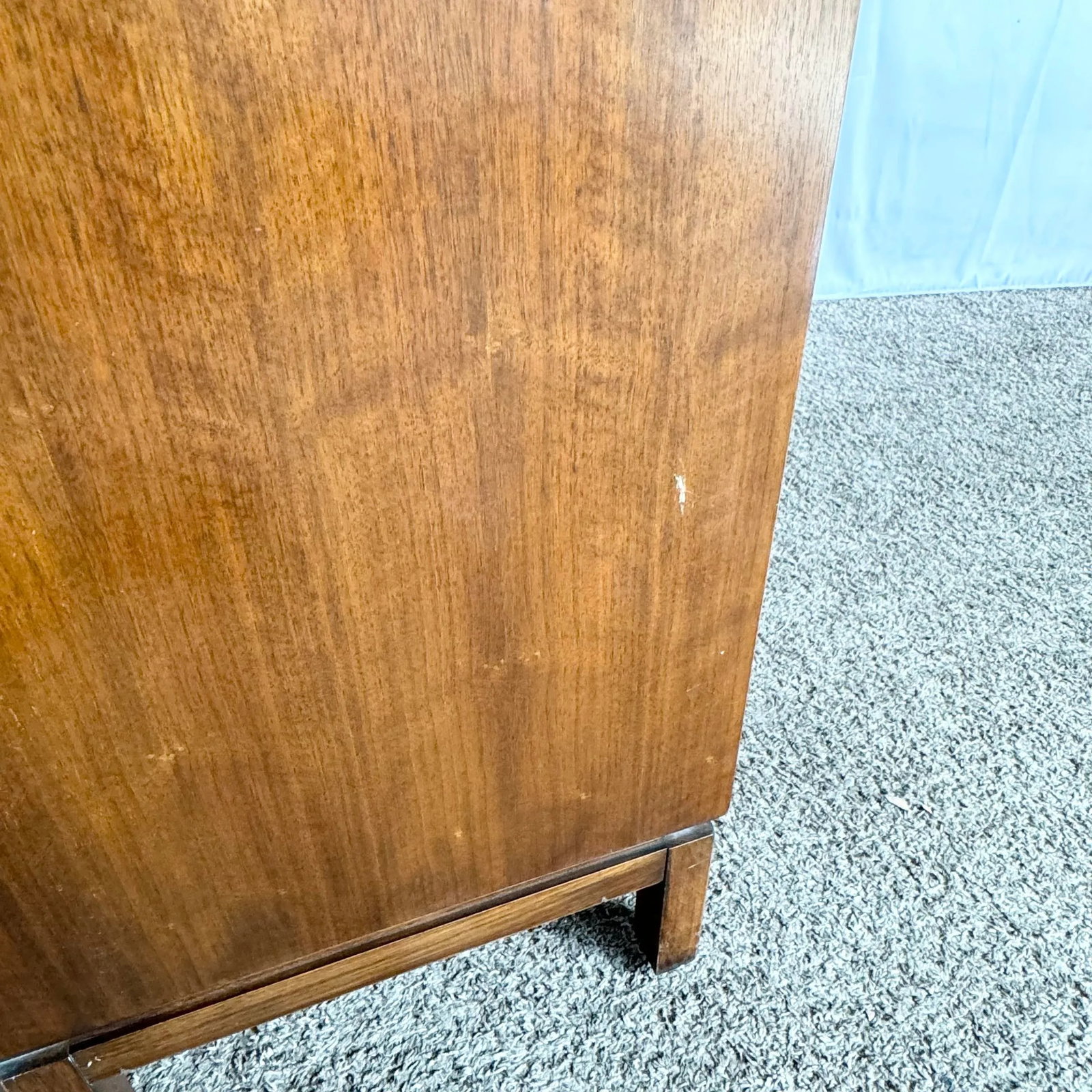 Mid Century Modern Burl Wood Highboy Dresser by Thomasville - 12