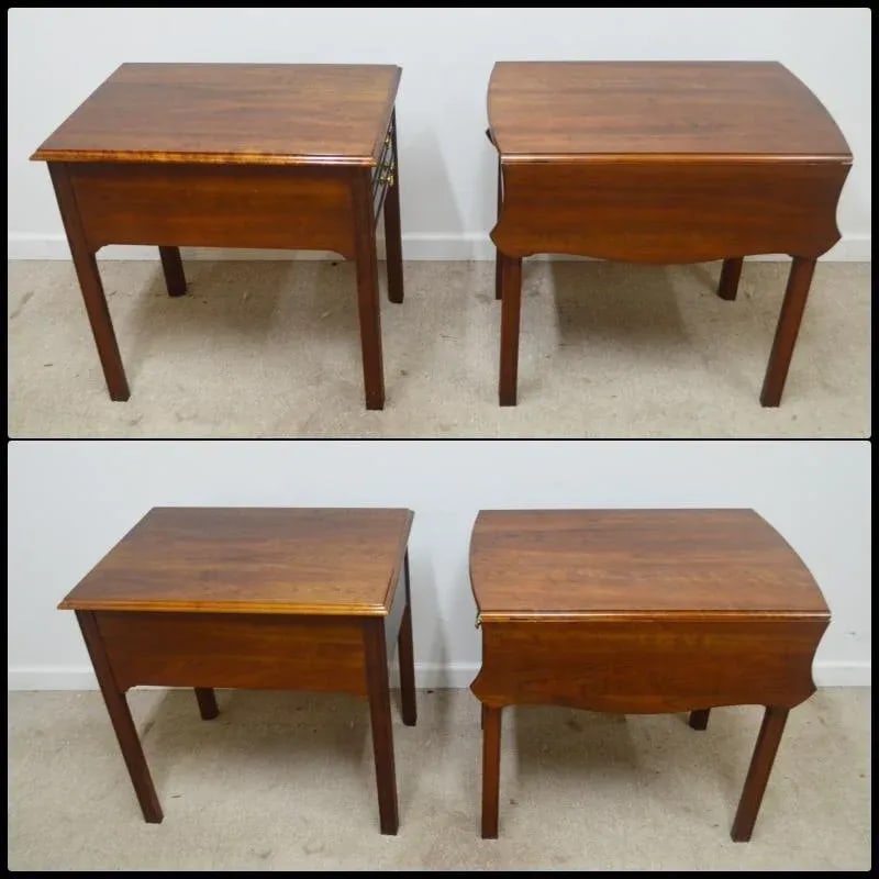 Pair of Stickley Cherry Side Tables - 8