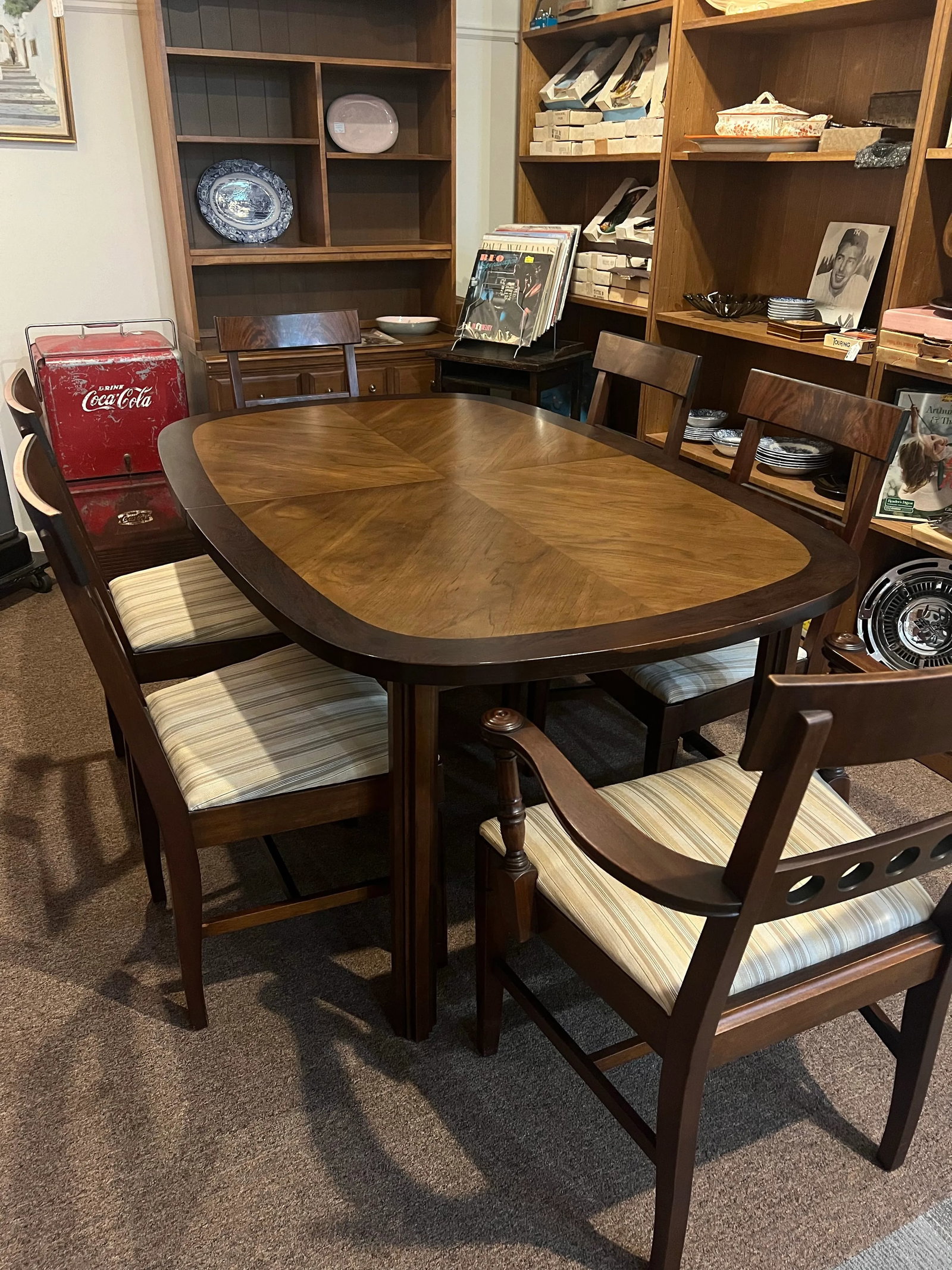 1960s Lane Tower Suite Collection Table With Chairs - 3