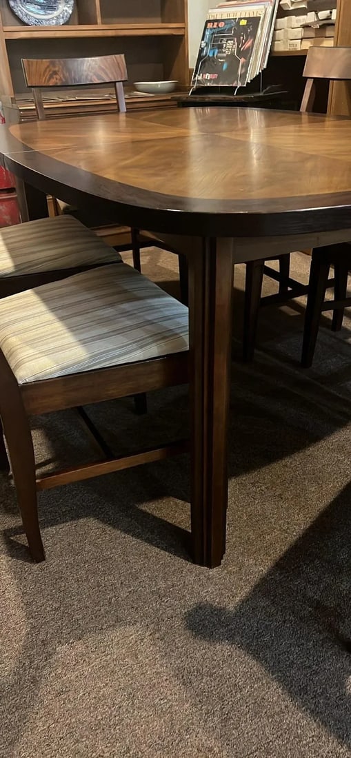 1960s Lane Tower Suite Collection Table With Chairs - 6