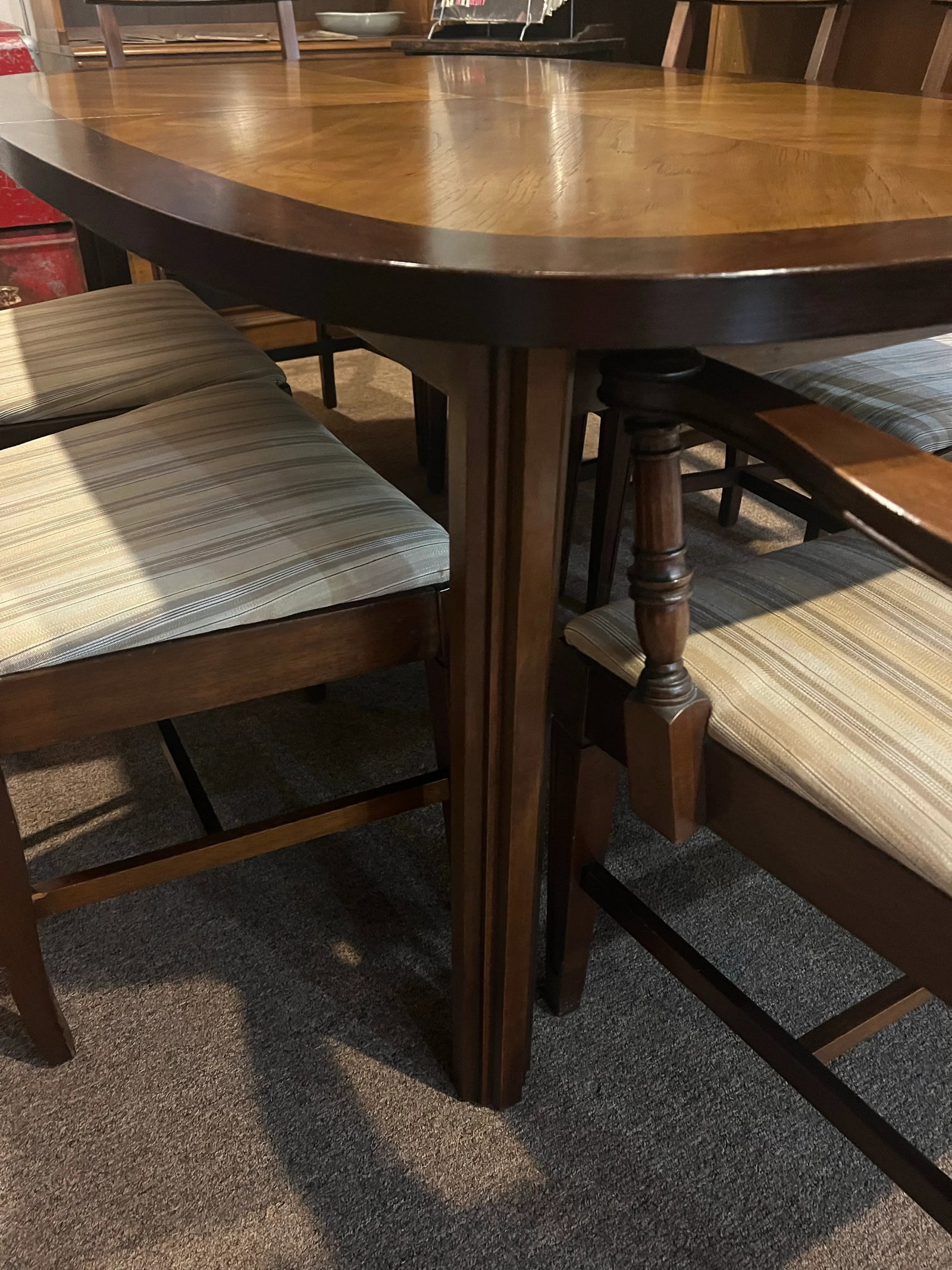 1960s Lane Tower Suite Collection Table With Chairs - 9