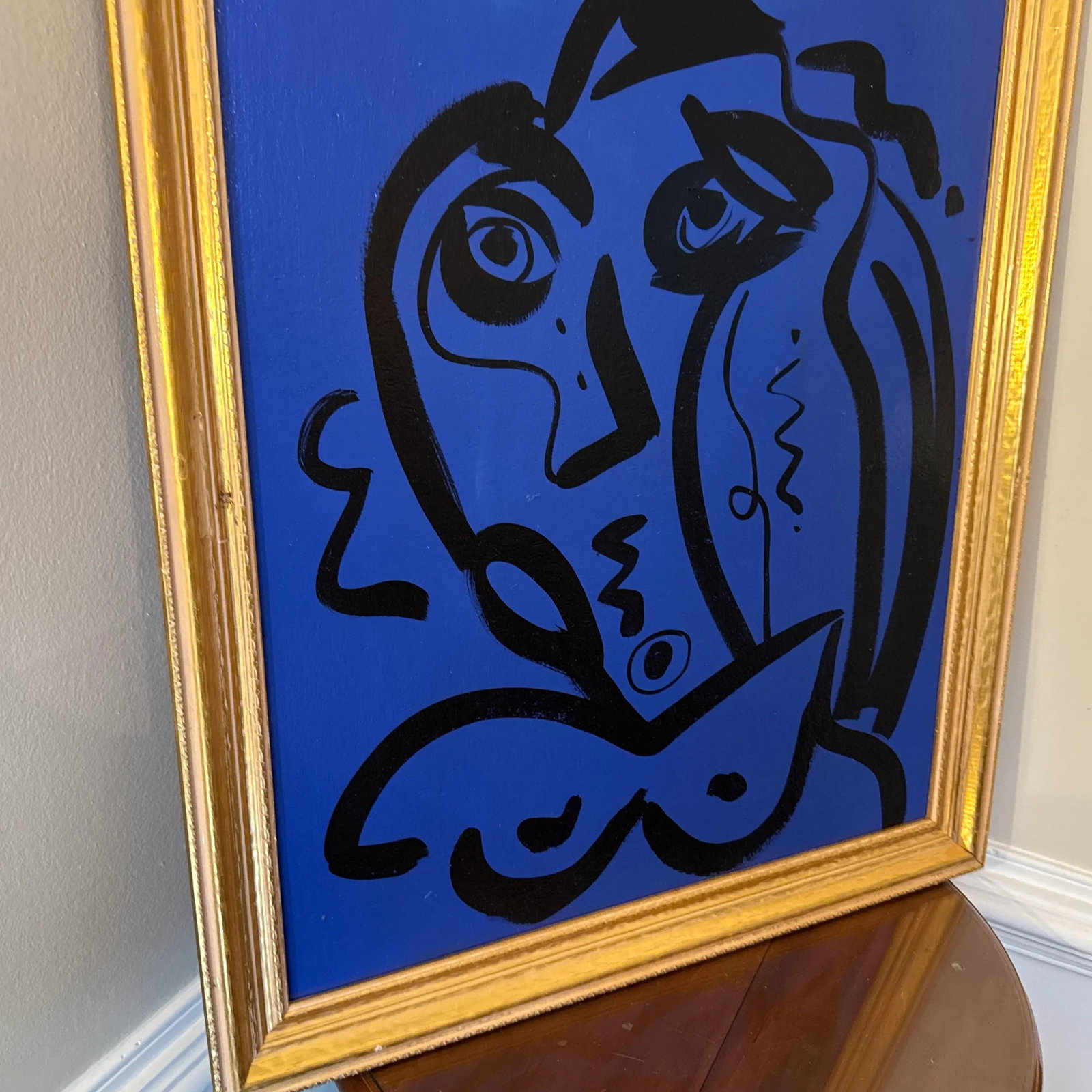 1970s Original Peter Keil Abstract Painting Framed - 4