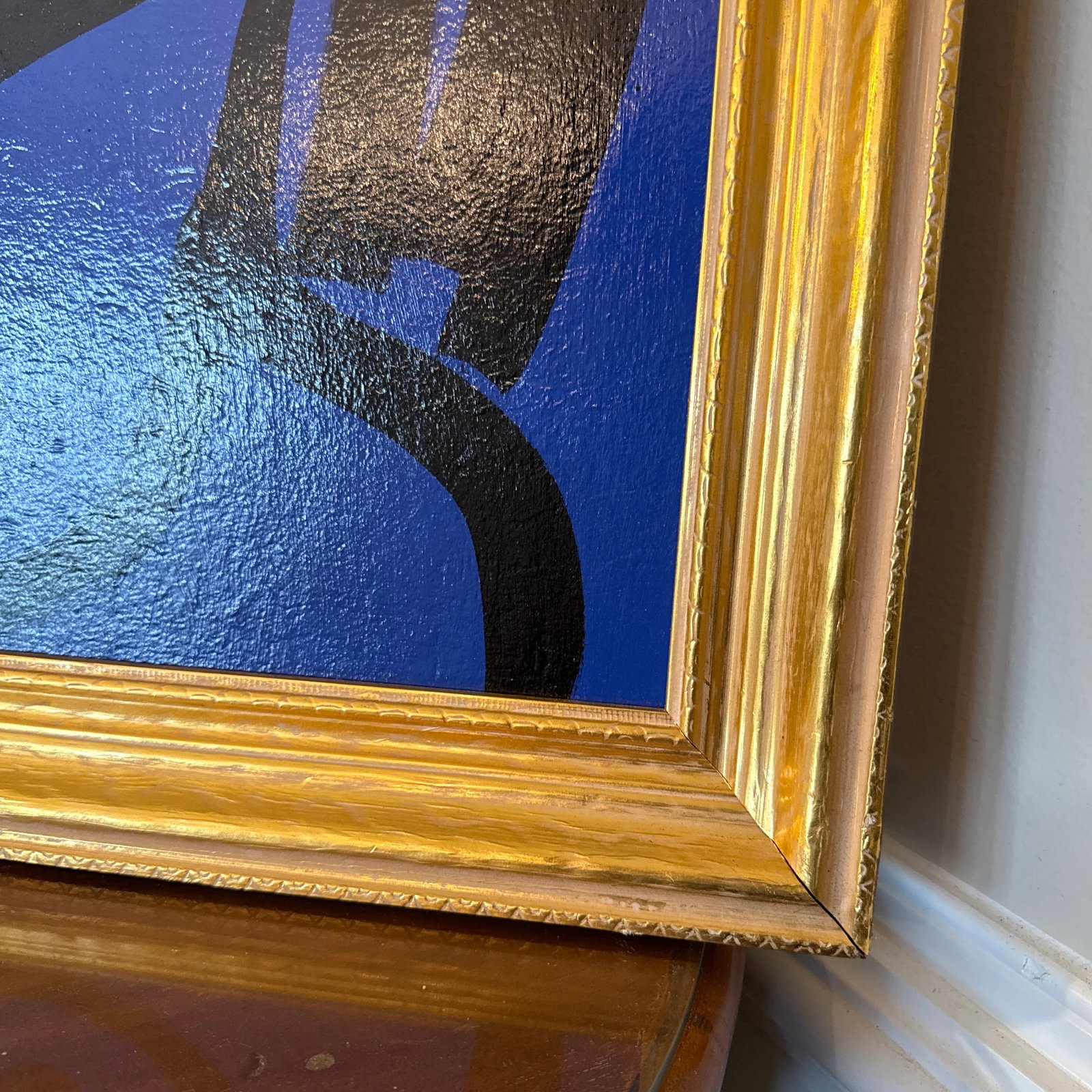 1970s Original Peter Keil Abstract Painting Framed - 6