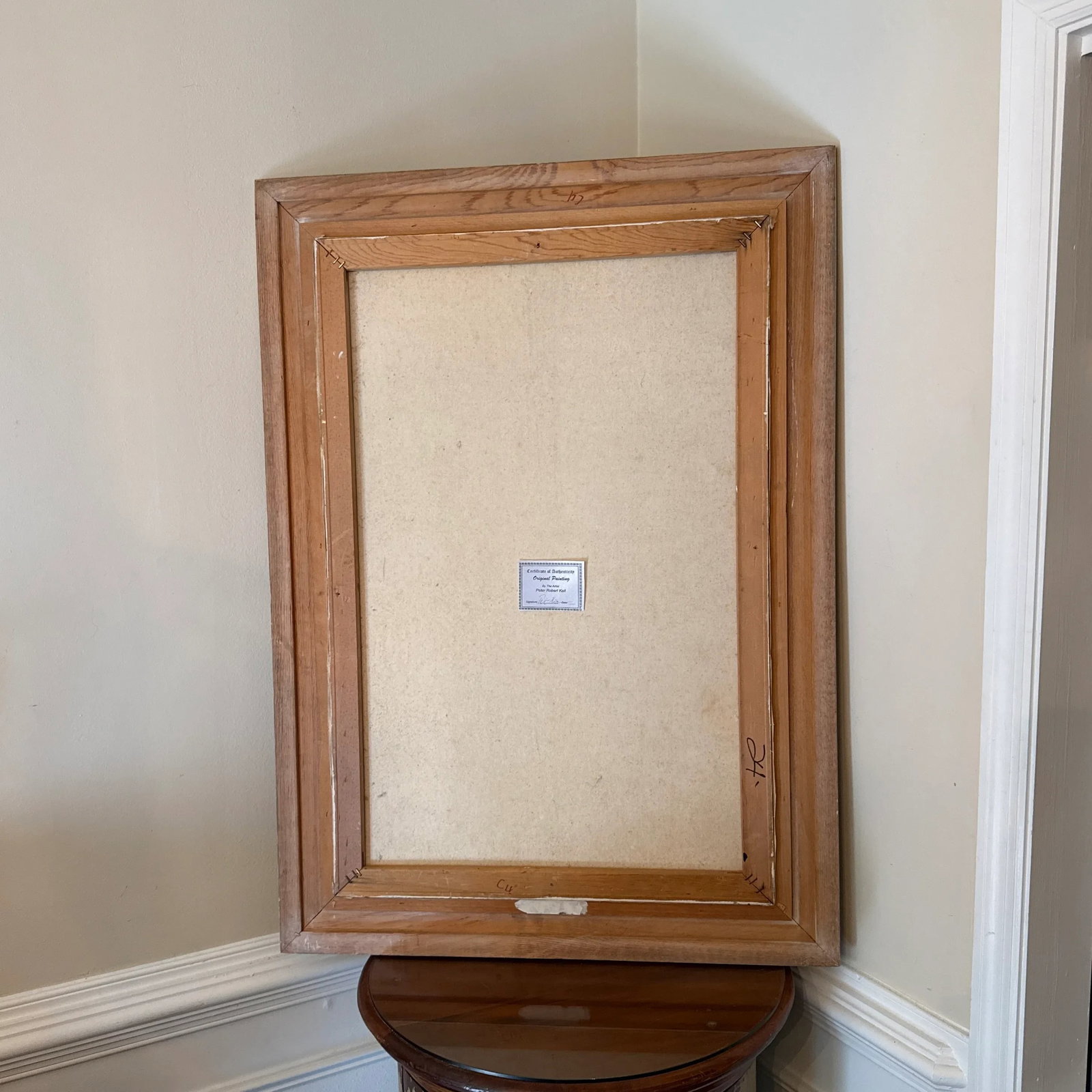 1970s Abstract Painting by Peter Keil, Framed - 7